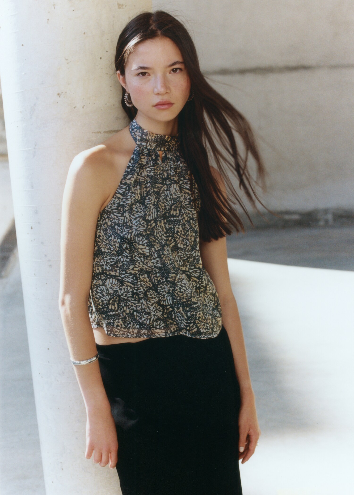Top estampat coll halter - Detall de l'article 5
