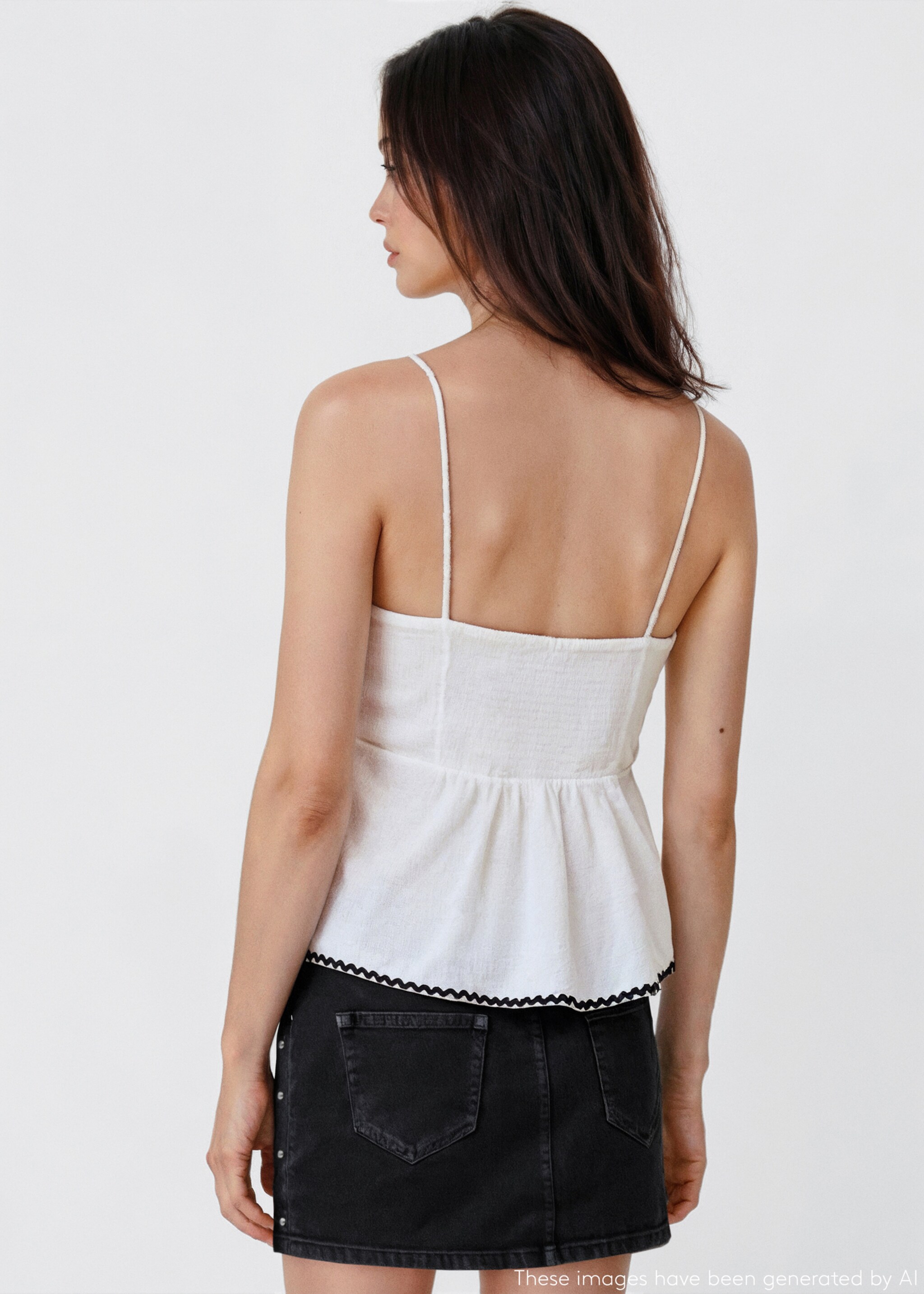 Wavy valance top - Reverse of the article