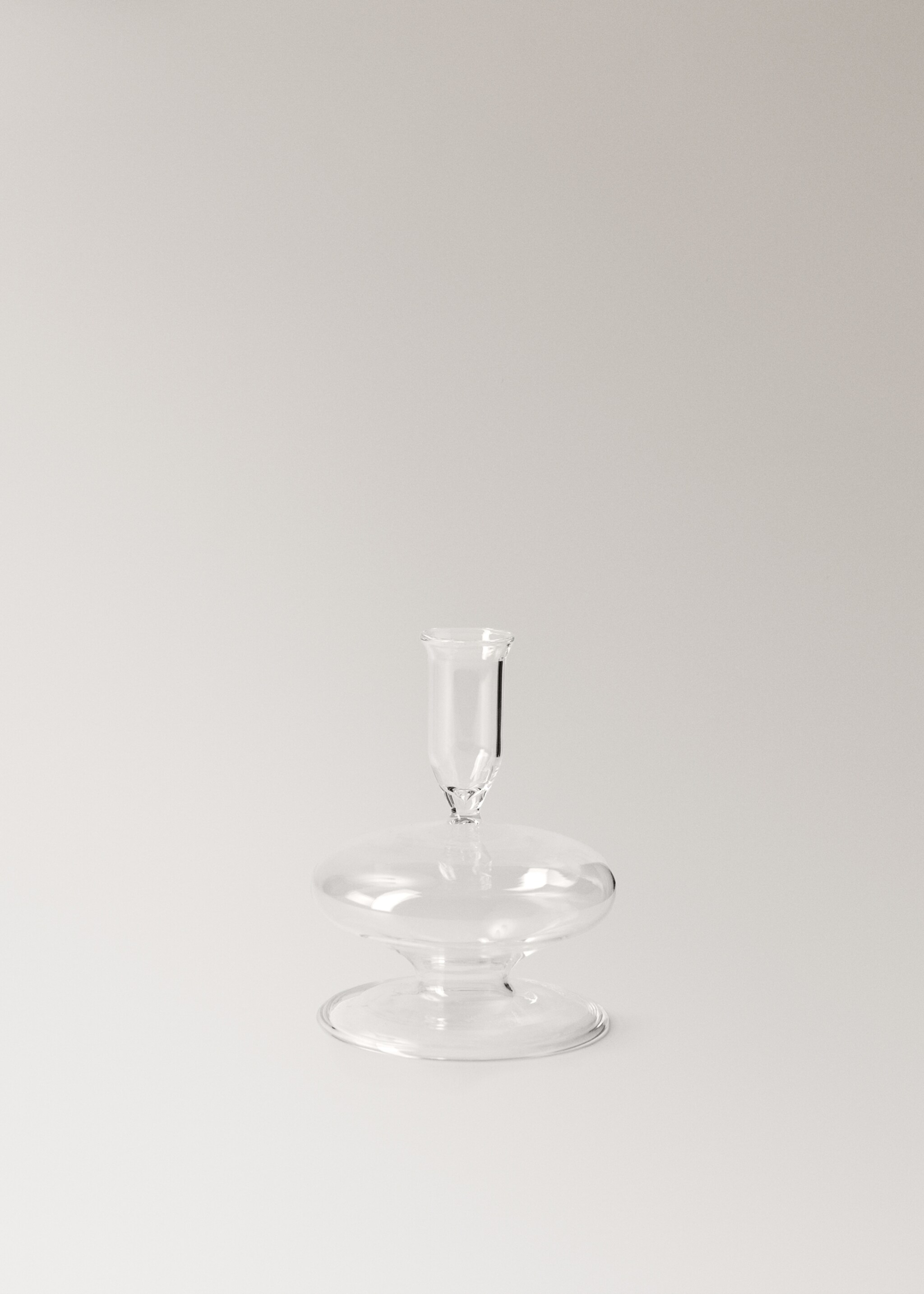 Low wave borosilicate candleholder - Artigo sem modelo