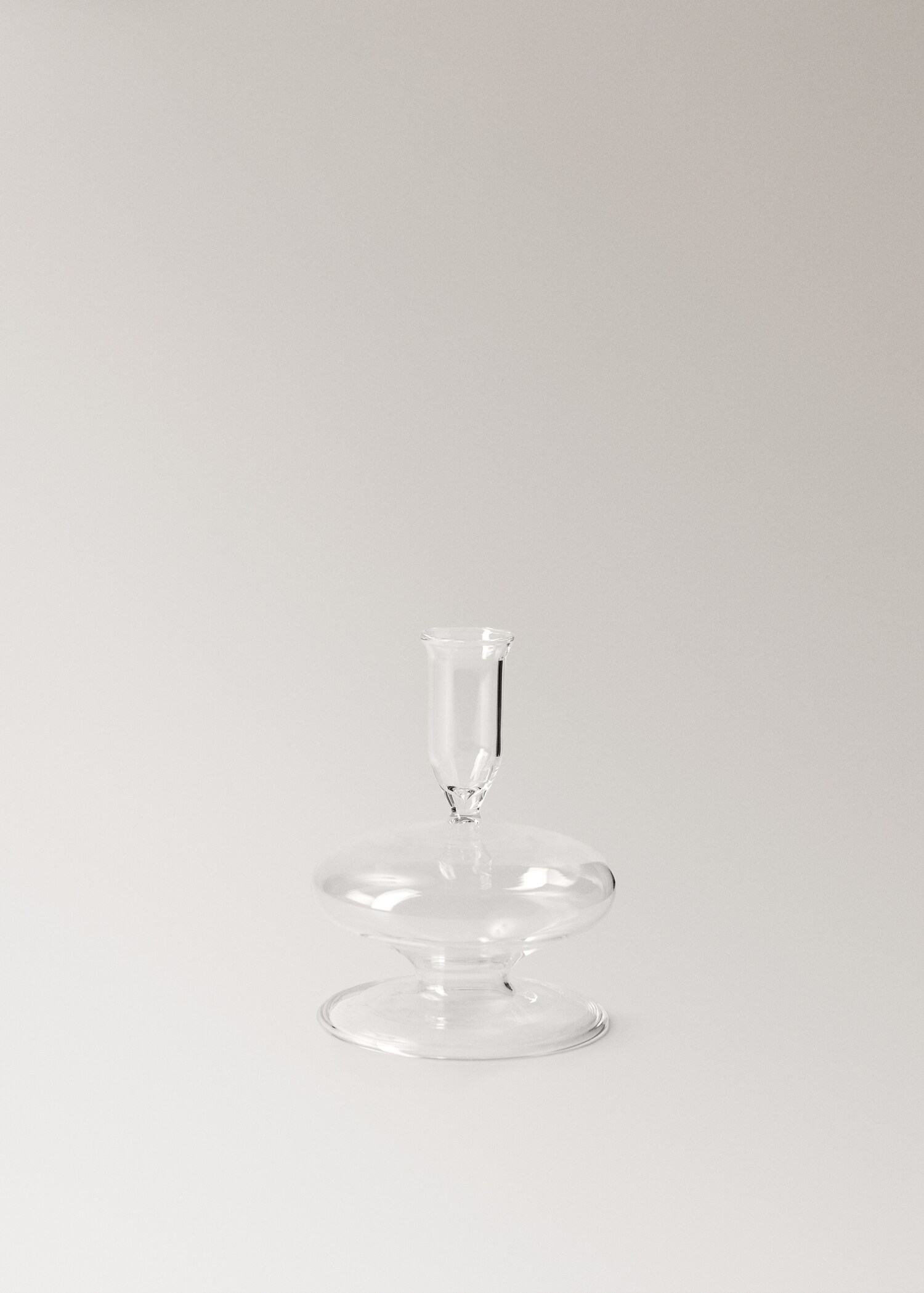 Low wave borosilicate candleholder - Article without model