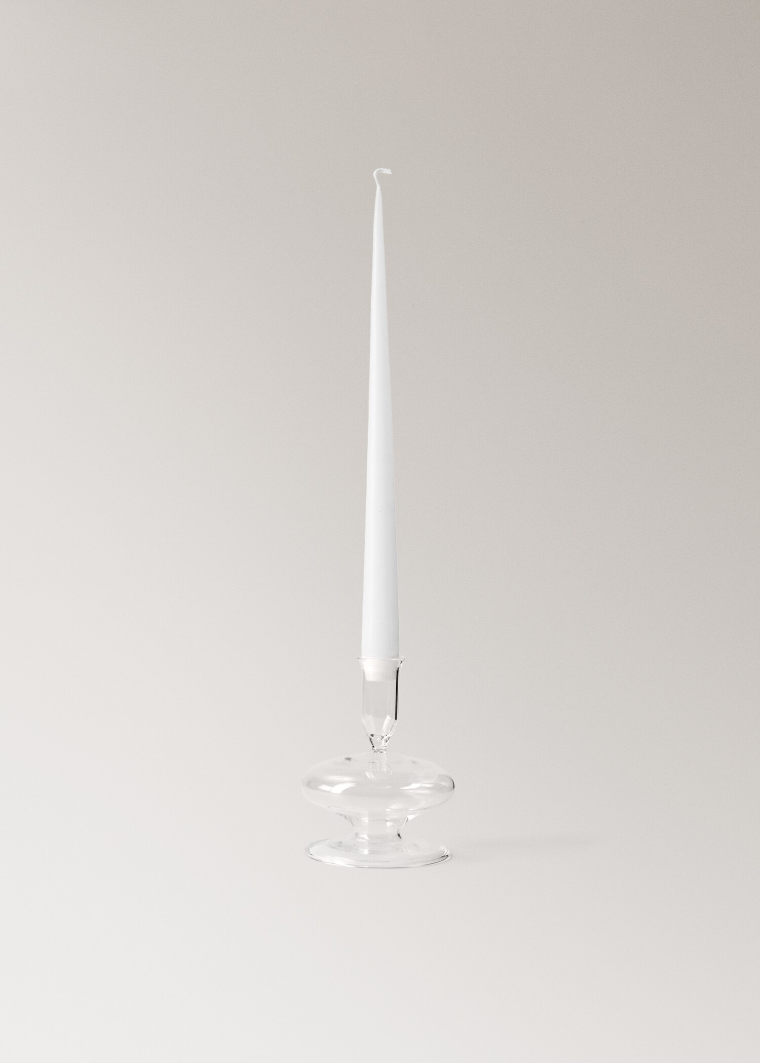 Low wave borosilicate candleholder - Details of the article 3