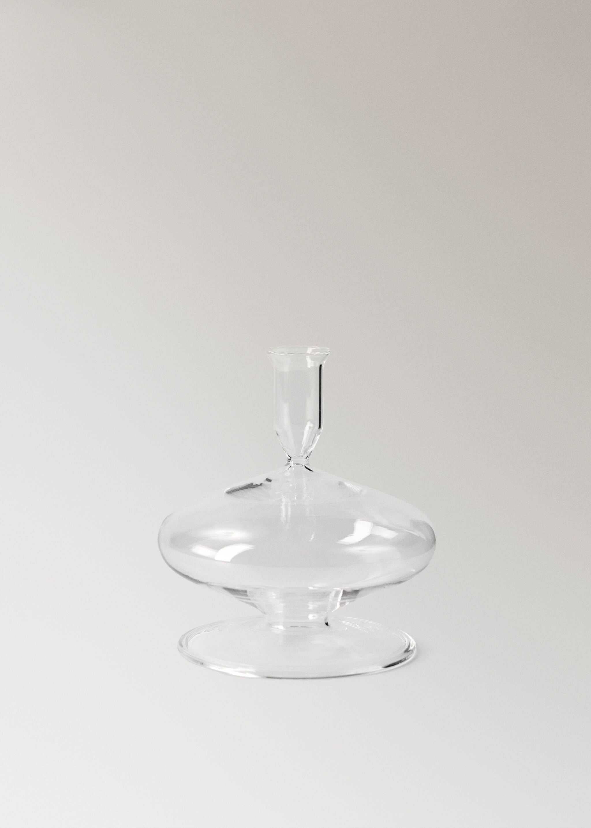 High wave borosilicate candleholder - Artigo sem modelo