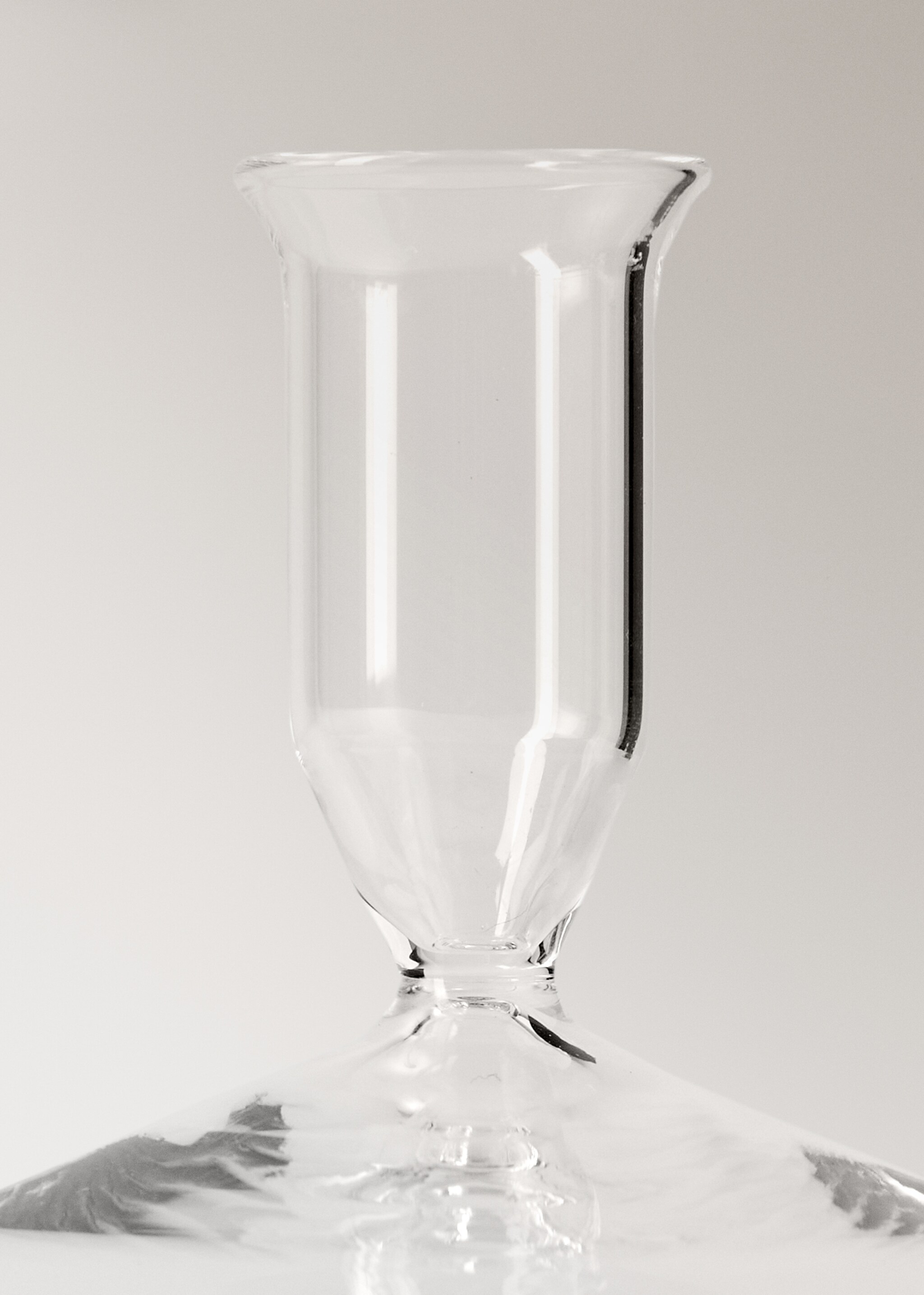 High wave borosilicate candleholder - Pormenor do artigo 1