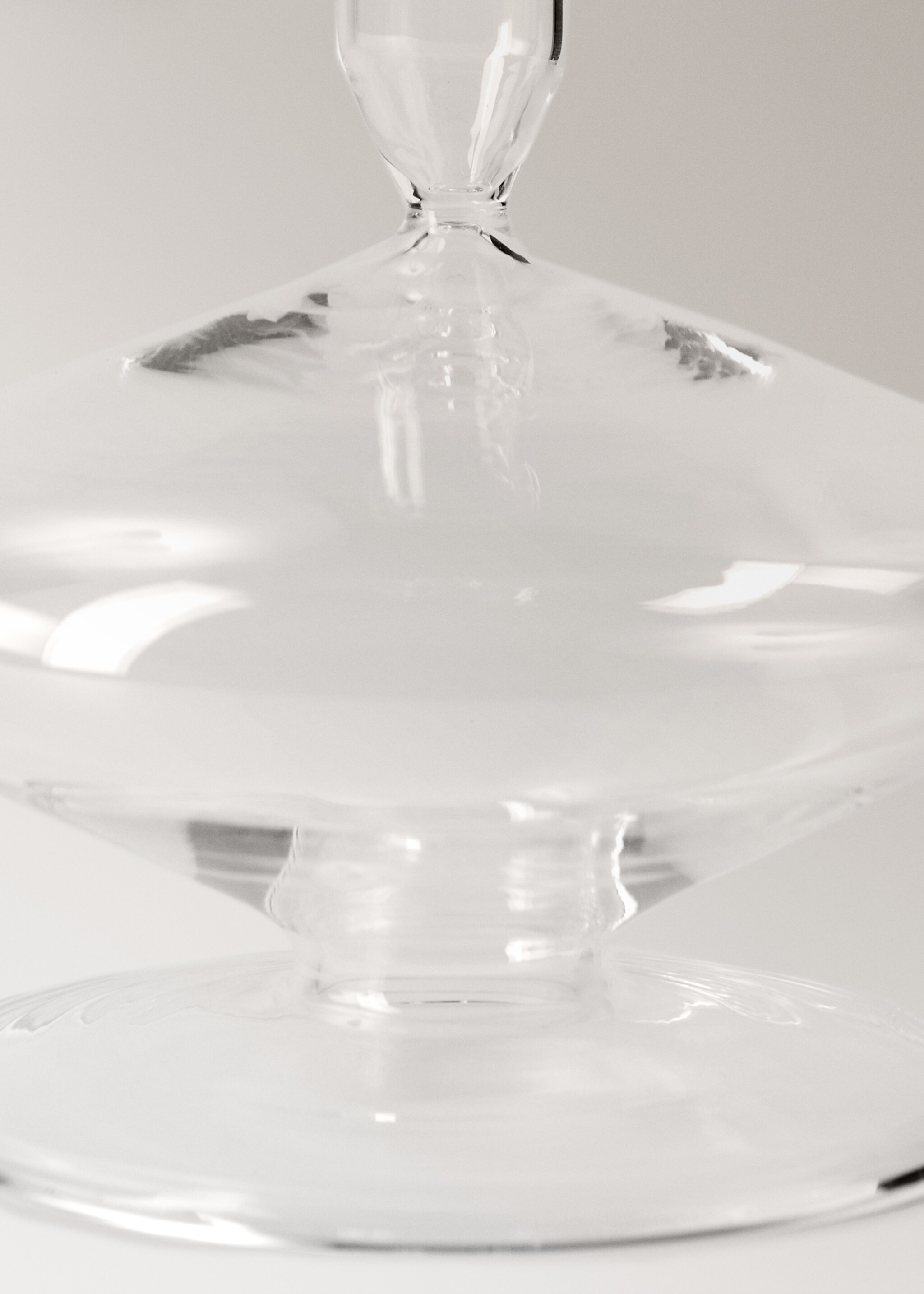 High wave borosilicate candleholder - Pormenor do artigo 2
