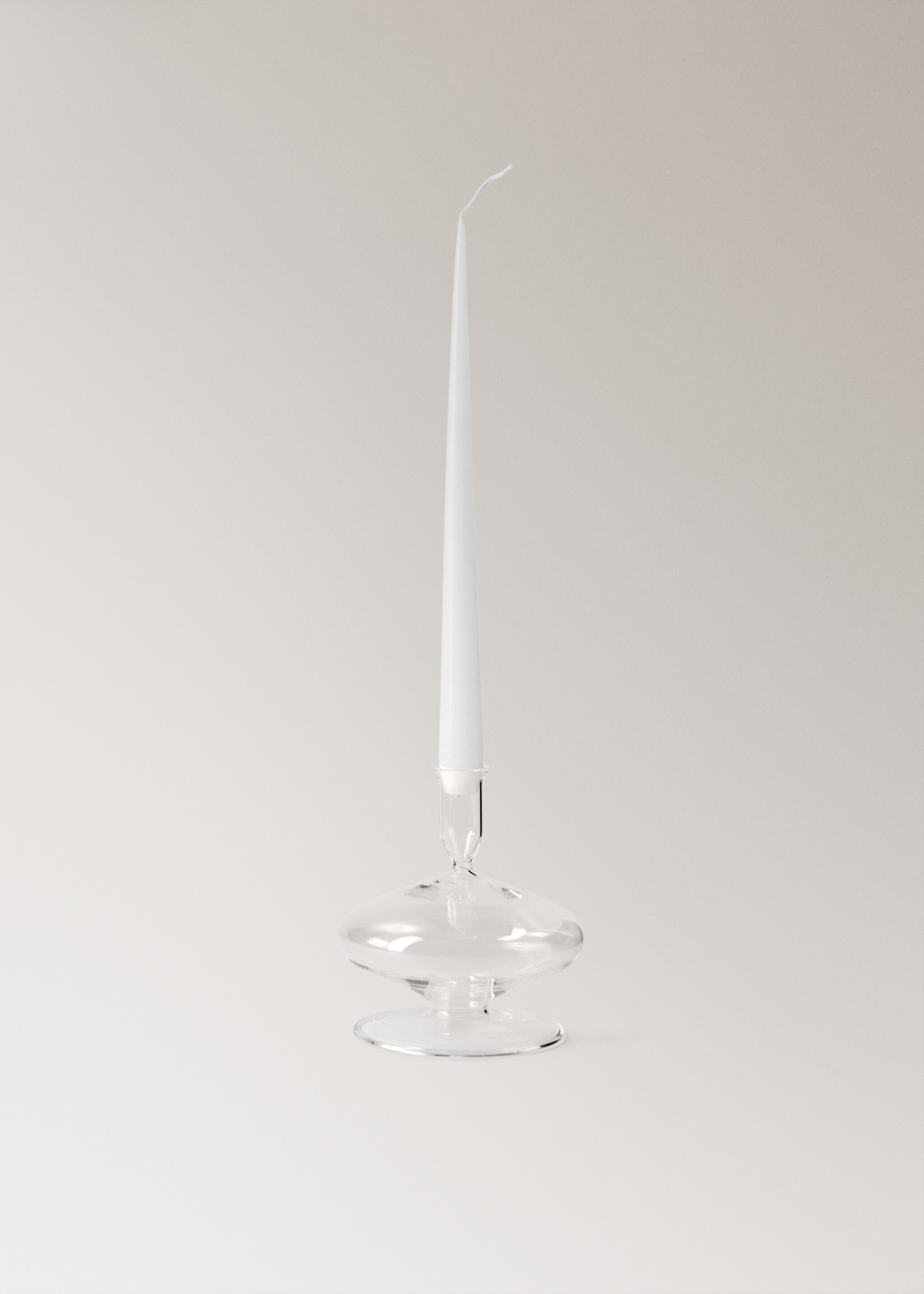 High wave borosilicate candleholder - Pormenor do artigo 3