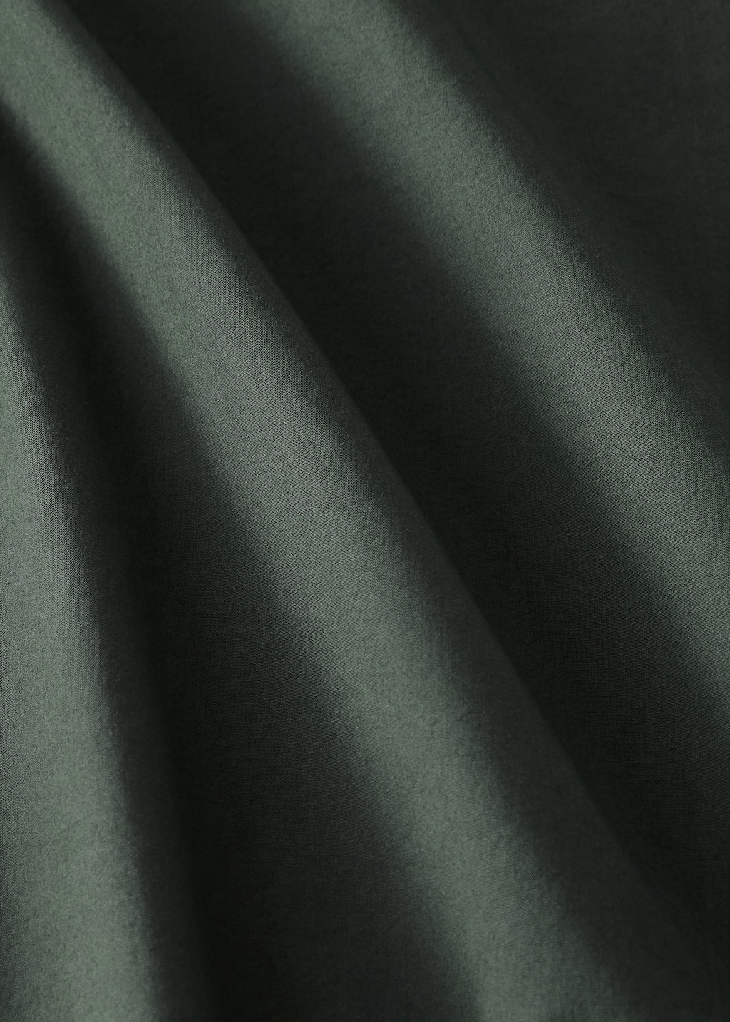 Poplin cotton double-stitched top sheet for 180/200 cm bed