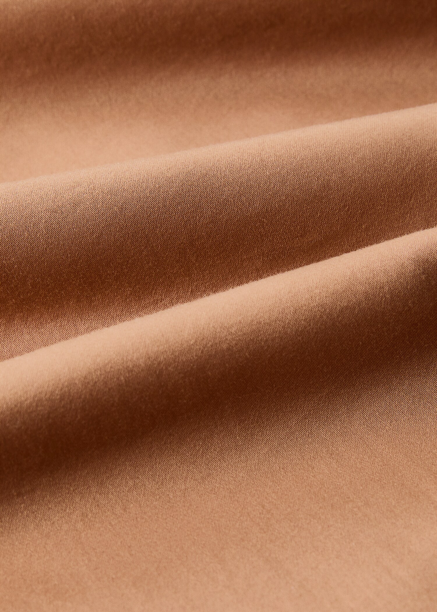 Washed cotton satin double-stitched top sheet for 150/160 cm bed - Details of the article 3