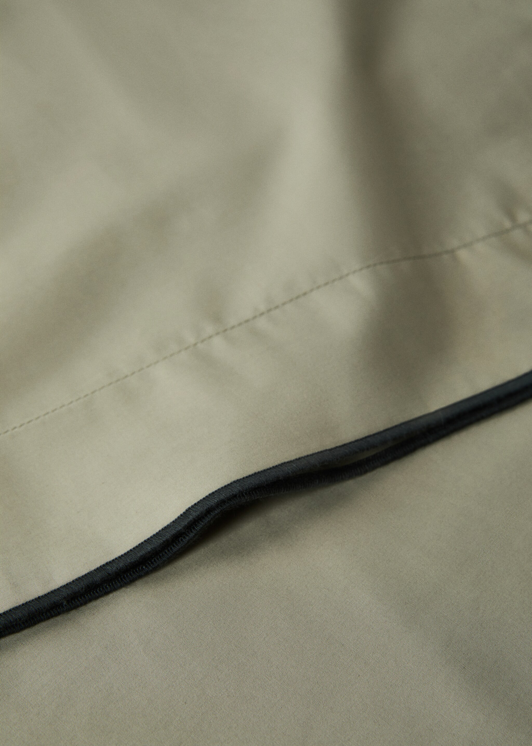Llençol de sobre cotó percal overlock llit 150/160 cm - Detall de l'article 1