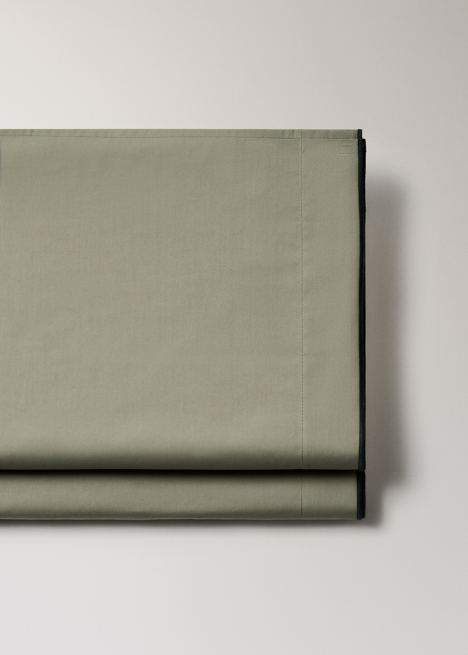 Llençol de sobre cotó percal overlock llit 150/160 cm - Detall de l'article 3