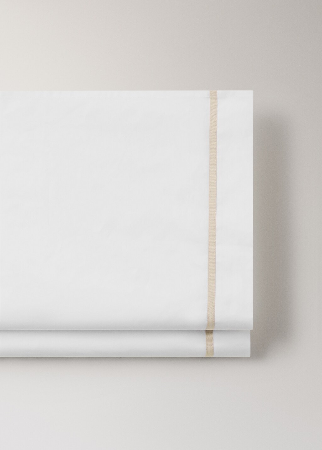 200-thread count percale cotton top sheet for 90 cm bed