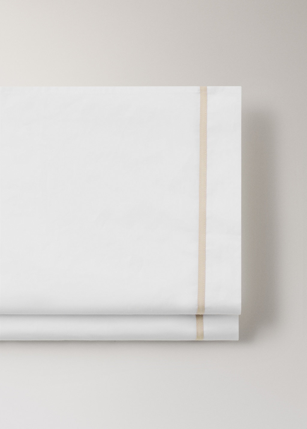 200-thread count percale cotton top sheet for 90 cm bed