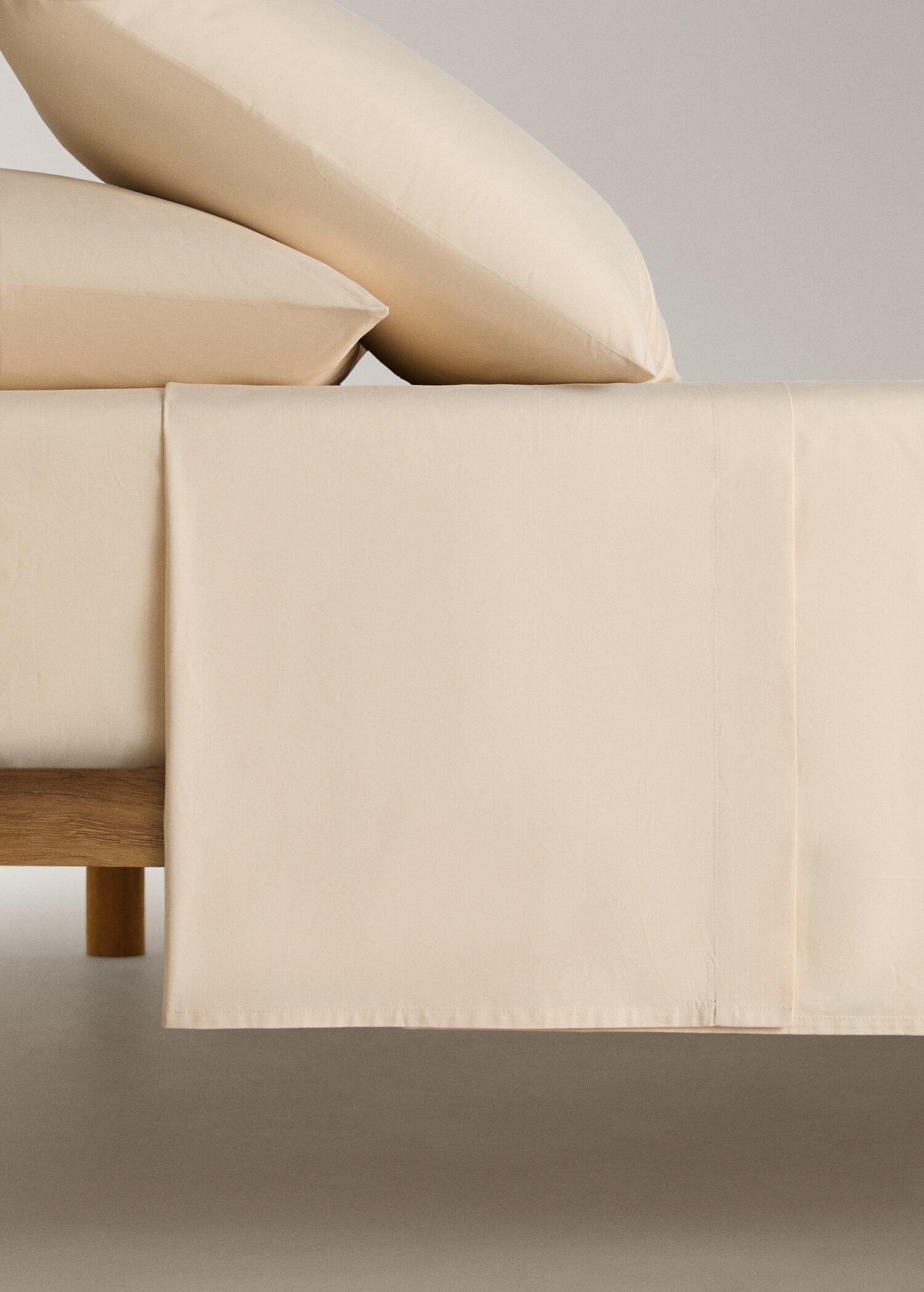 Percale cotton top sheet for 90 cm bed - Article without model