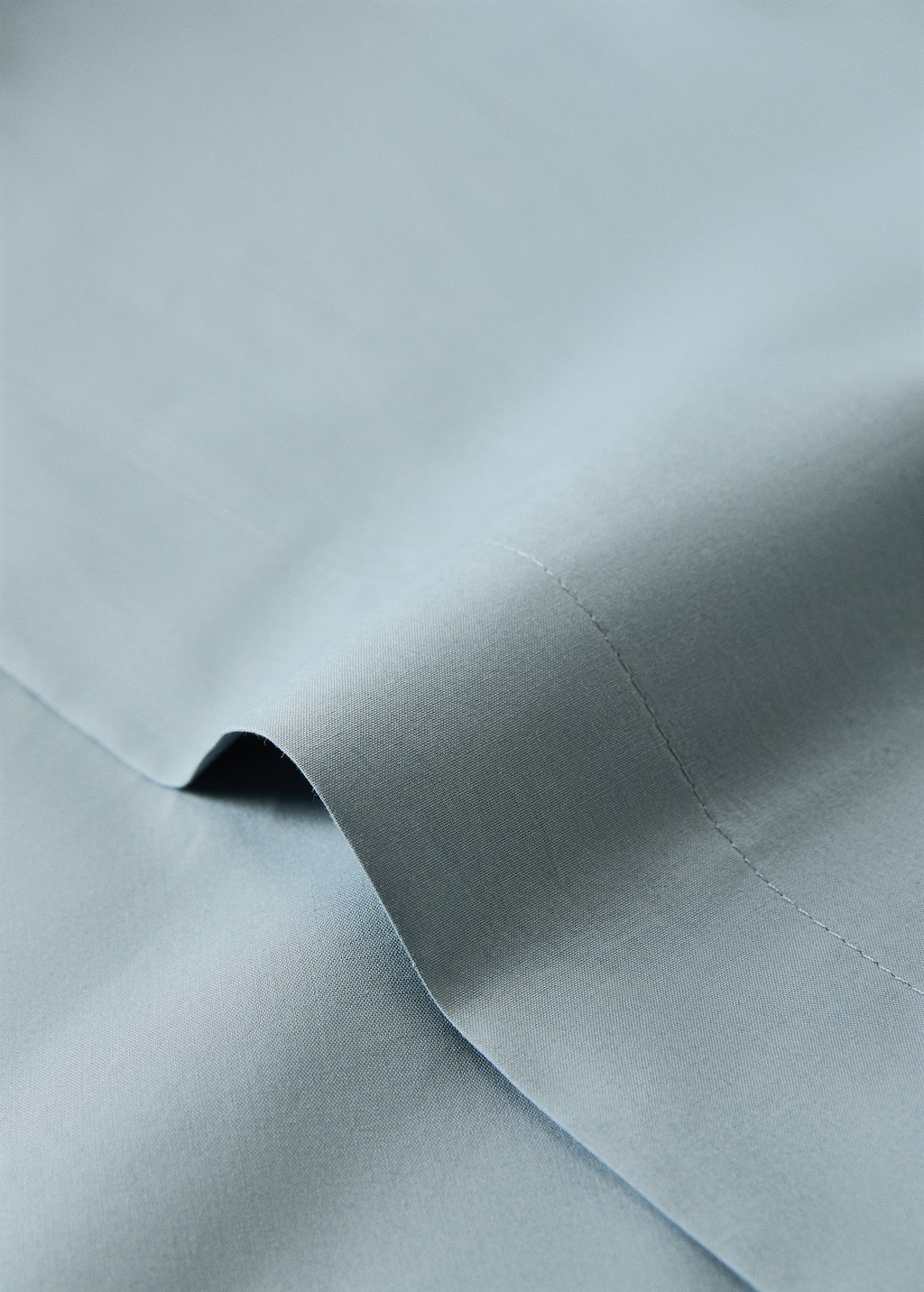 Percale cotton top sheet for 90 cm bed