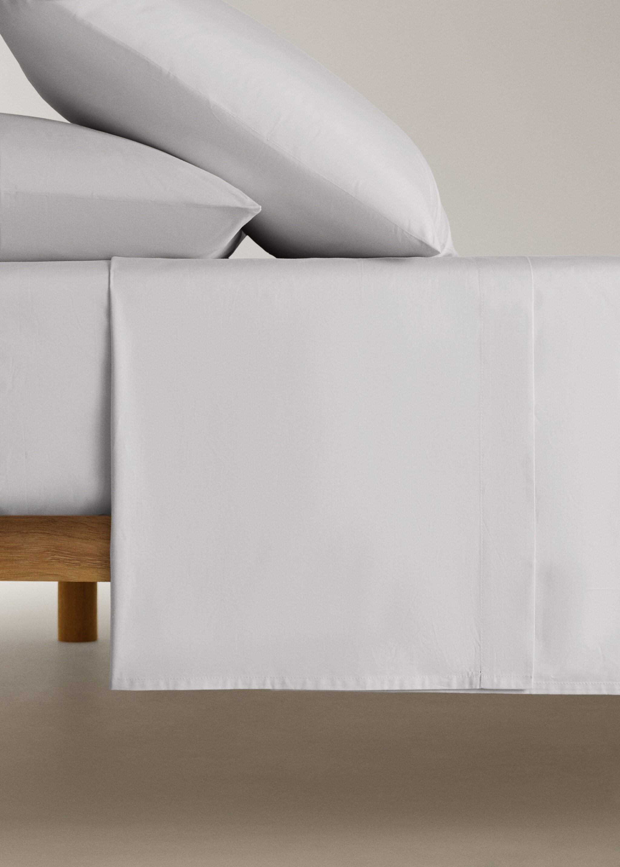 Sábana encimera algodón percal cama 90 cm - Artículo sin modelo