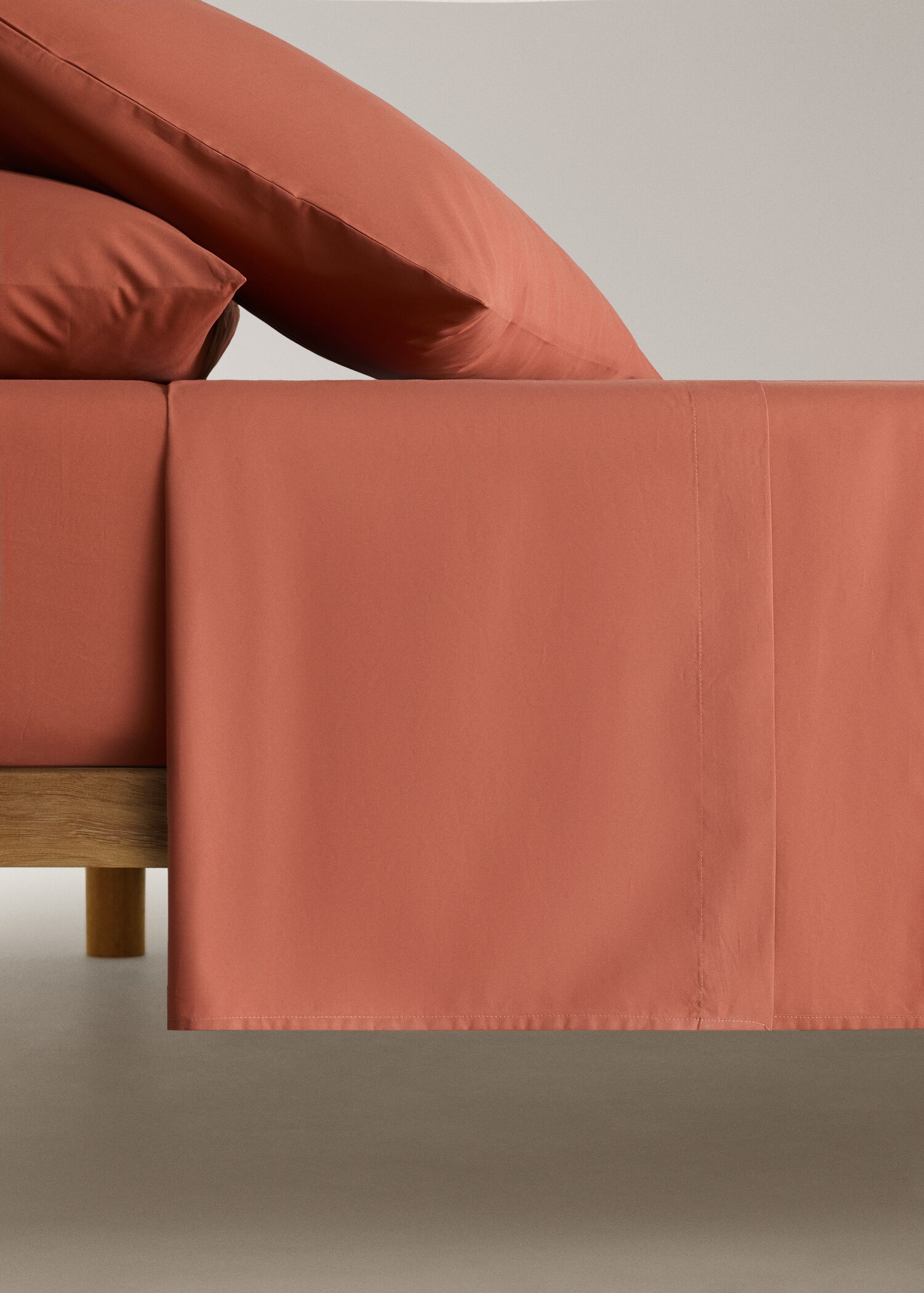 Sábana encimera algodón percal cama 150/160 cm - Artículo sin modelo