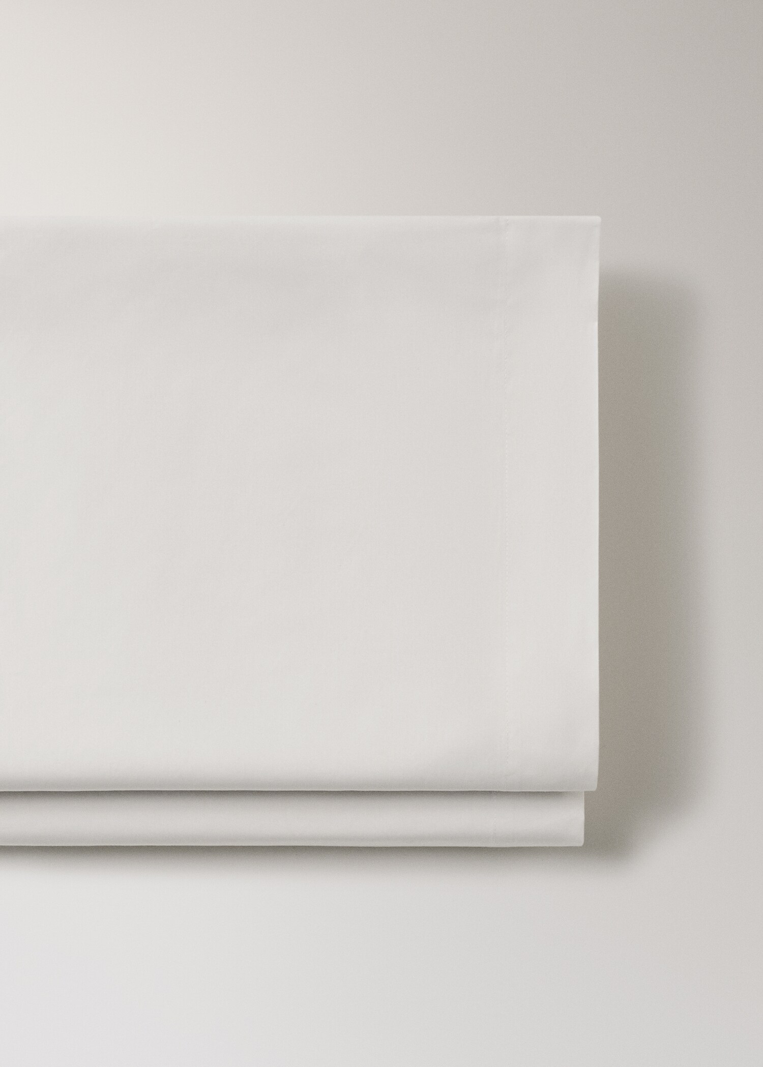 Percale cotton top sheet for 135/140 cm bed - Details of the article 2