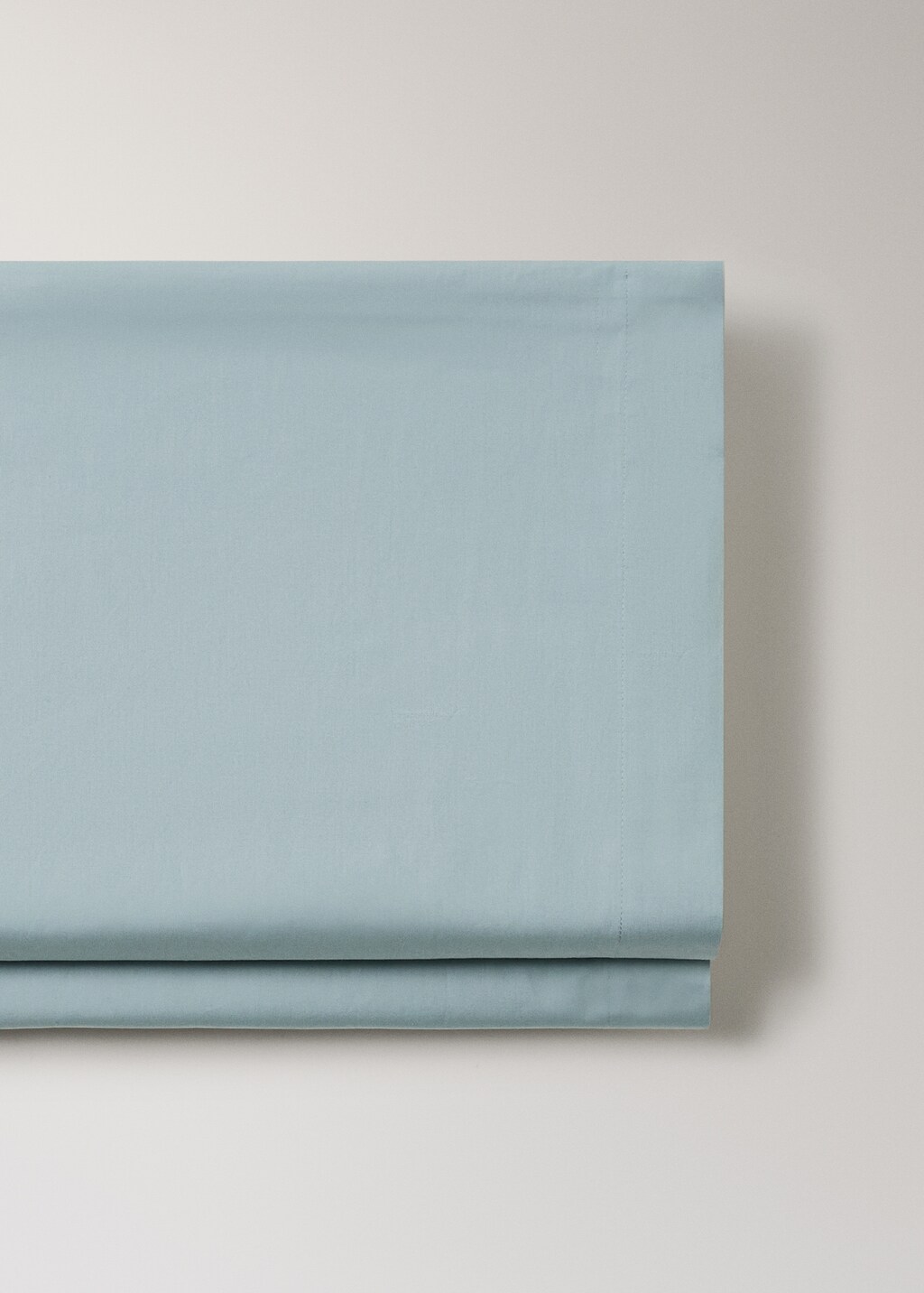 Percale cotton top sheet for 135/140 cm bed