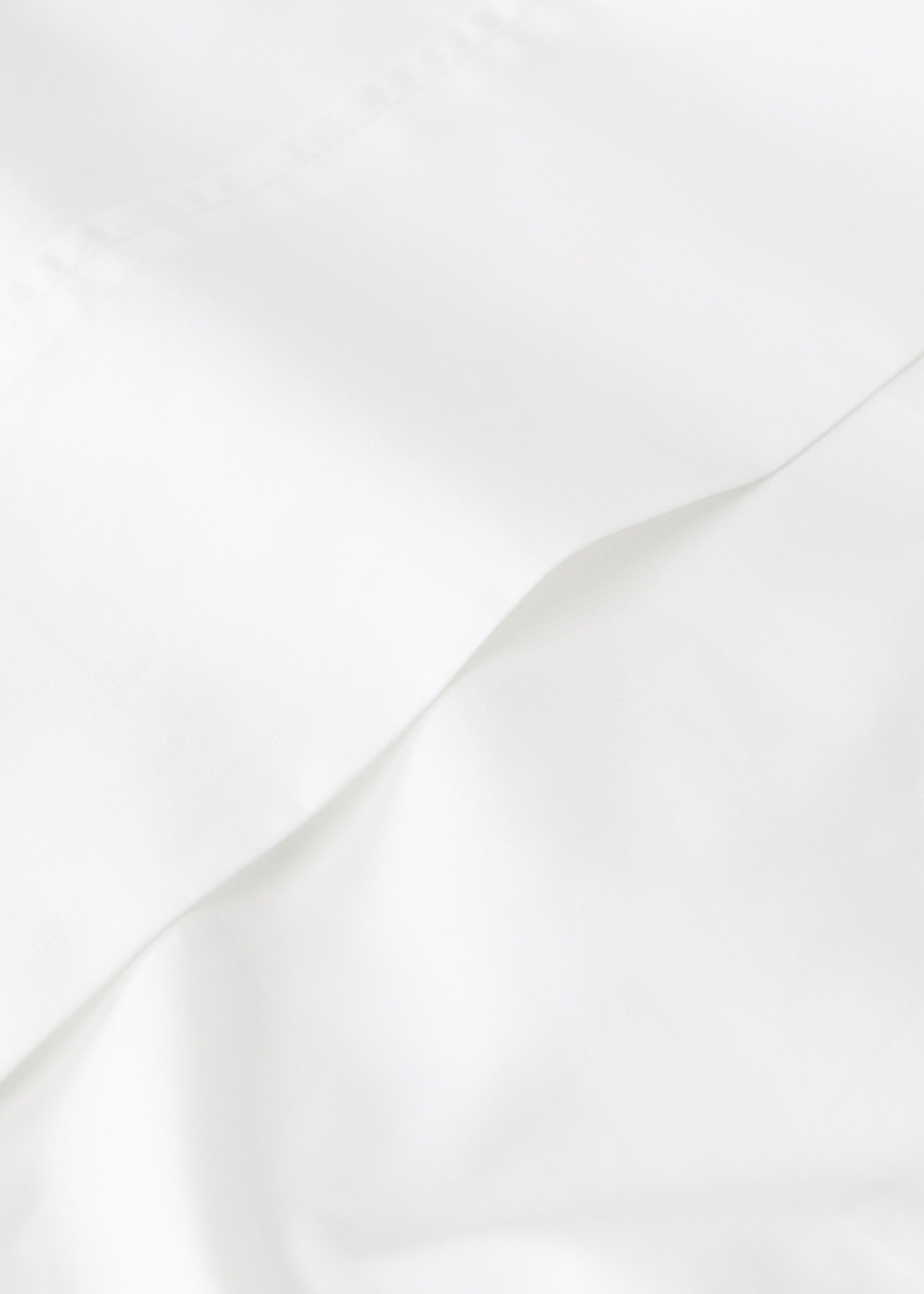 Sábana encimera algodón percal 300 hilos cama 90 cm - Detalle del artículo 1