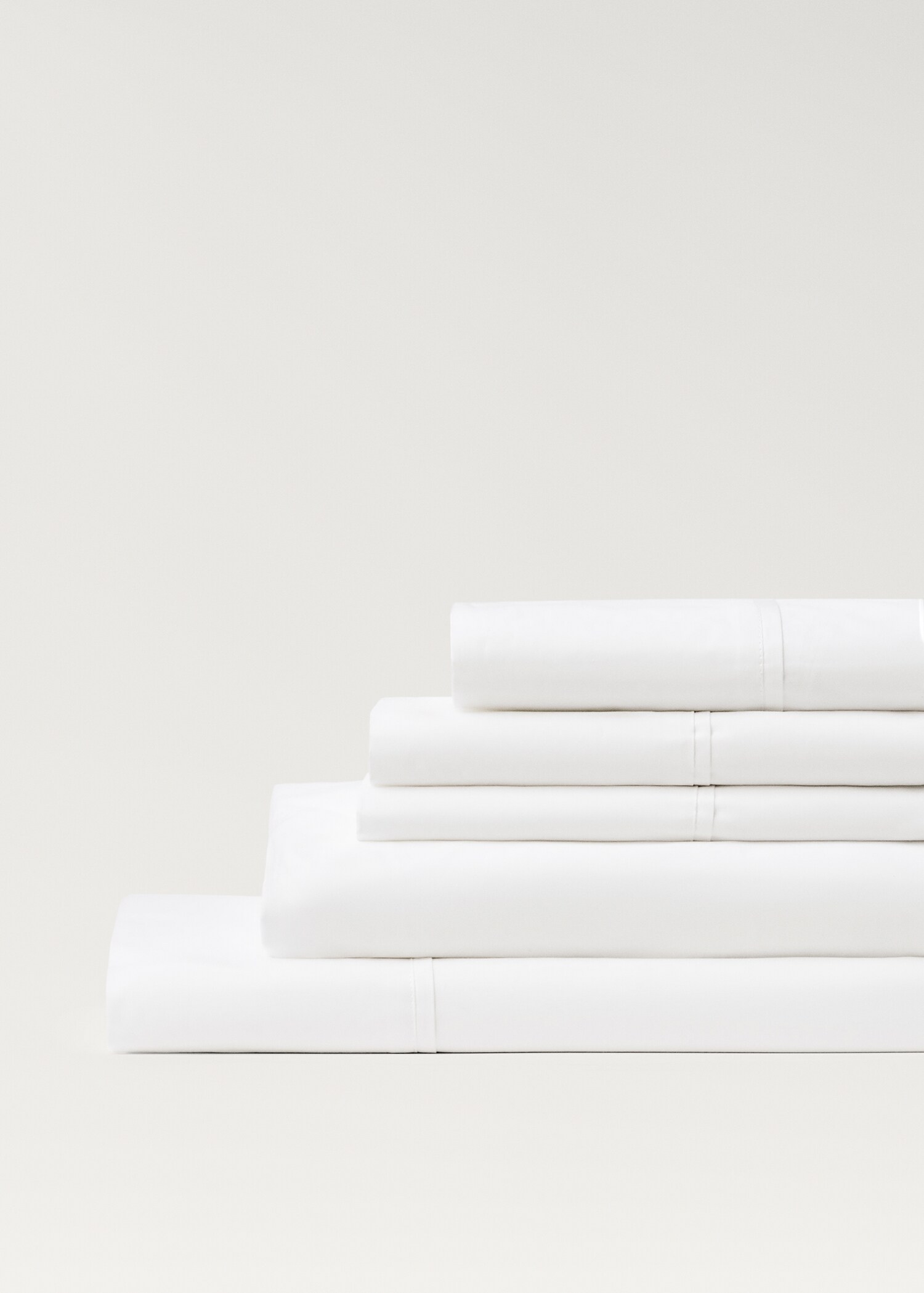 Drap plat percale de coton 300 fils lit 90 cm - Détail de l'article 3