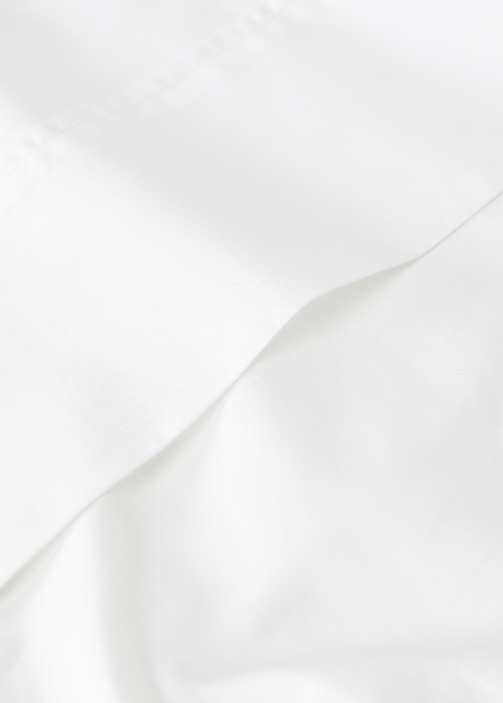300-thread count percale cotton top sheet for 135/140 cm bed