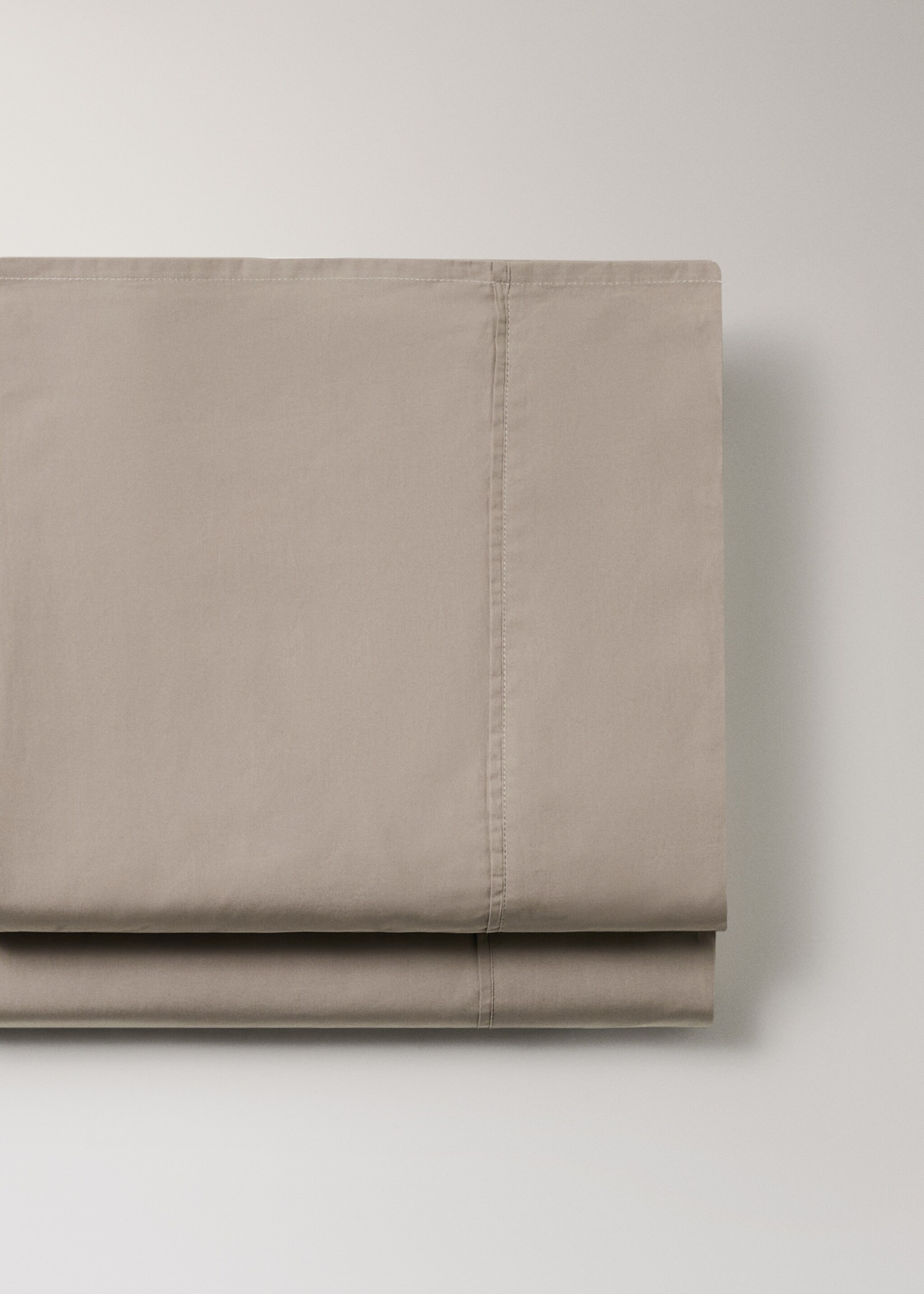 Drap plat percale de coton 300 fils lit 150/160 cm - Détail de l'article 2