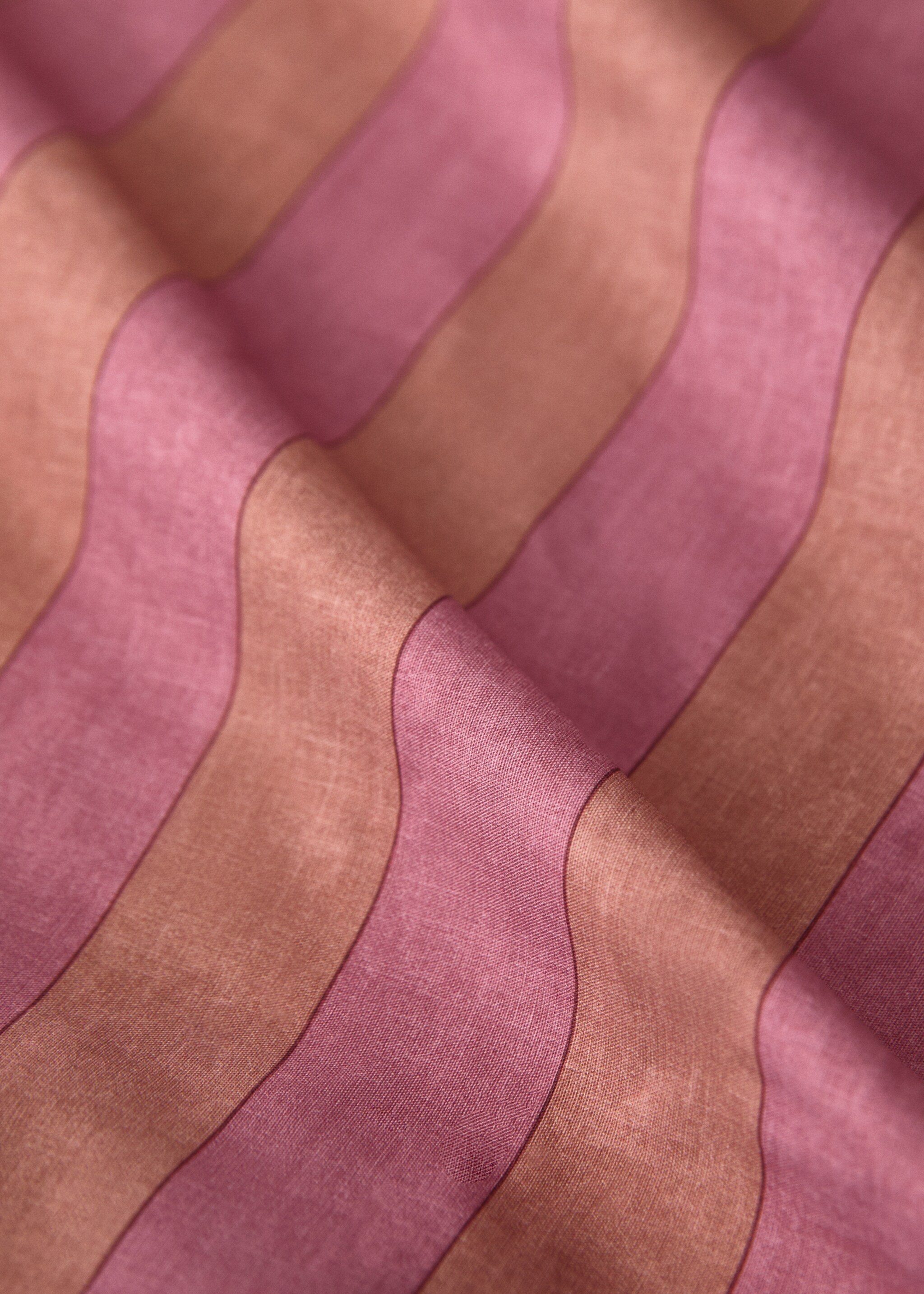 Kodad striped children fitted sheet single bed - Details of the article 2, Pink. Ref: 17031568-00.