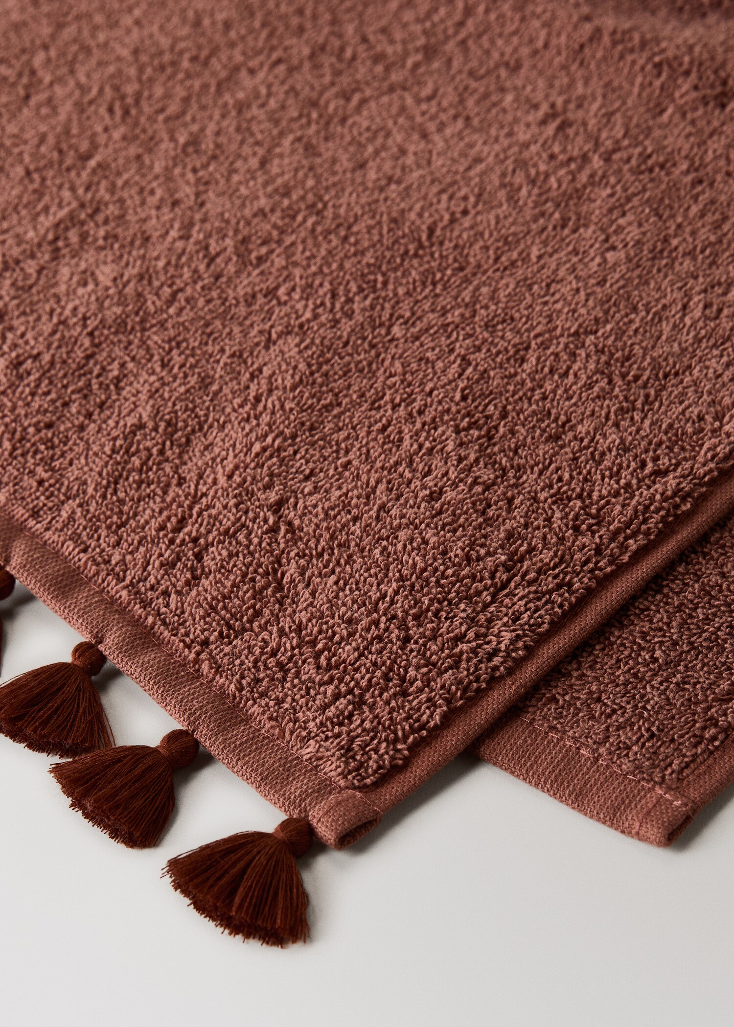 Serviette de lavabo pompons - Détail de l'article 1