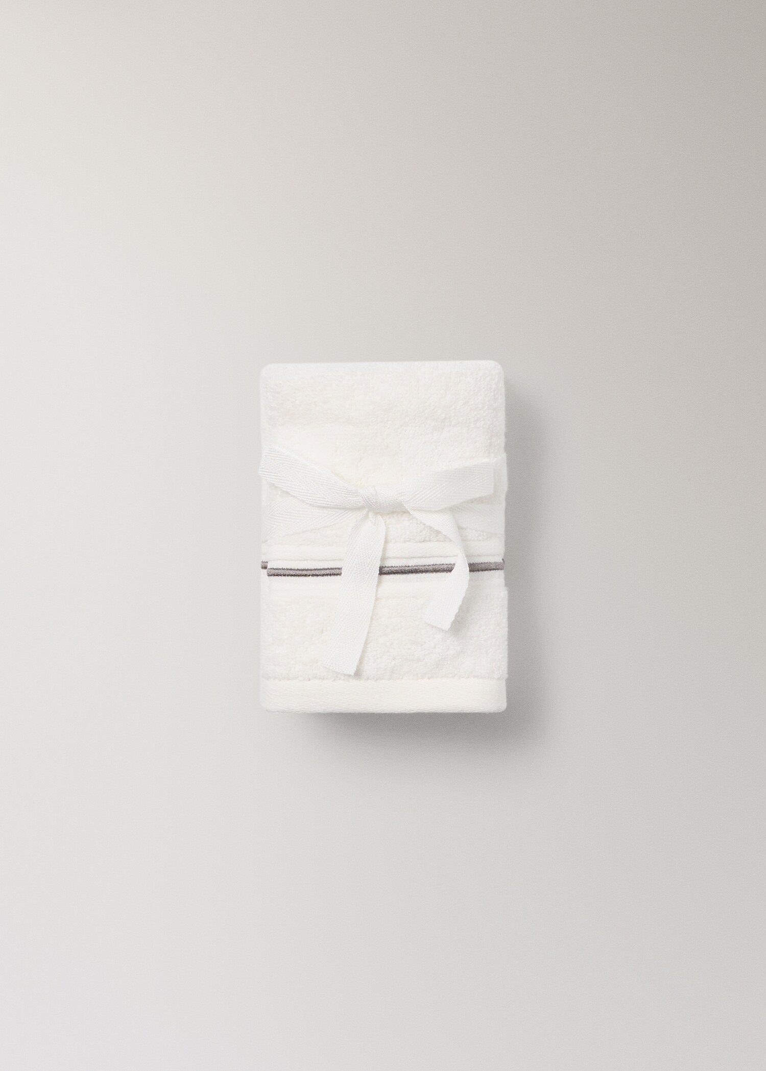 Lot de 3  serviettes coton feston brodé - Détail de l'article 4