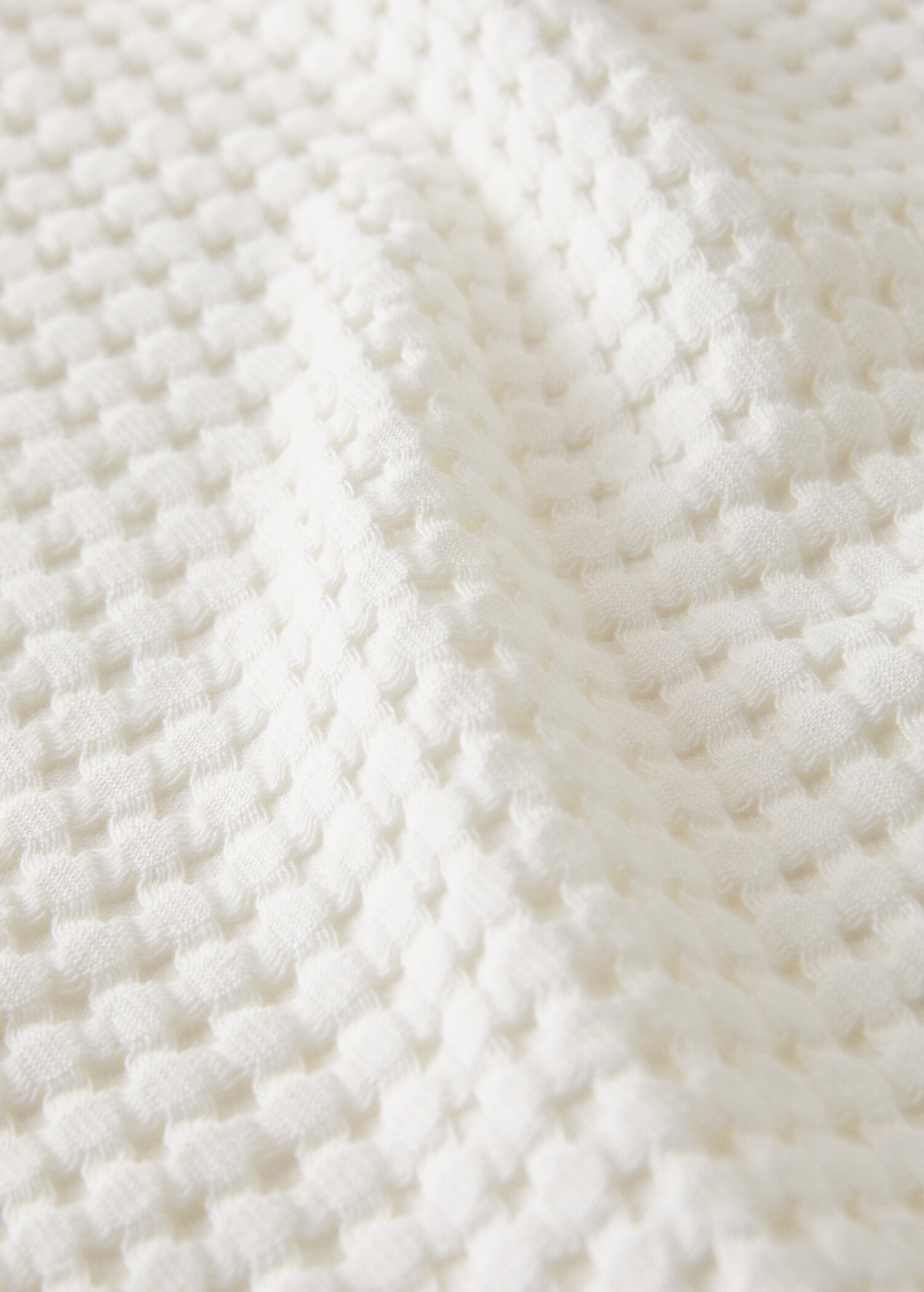 Serviette toilette en coton gaufré - Détail de l'article 2
