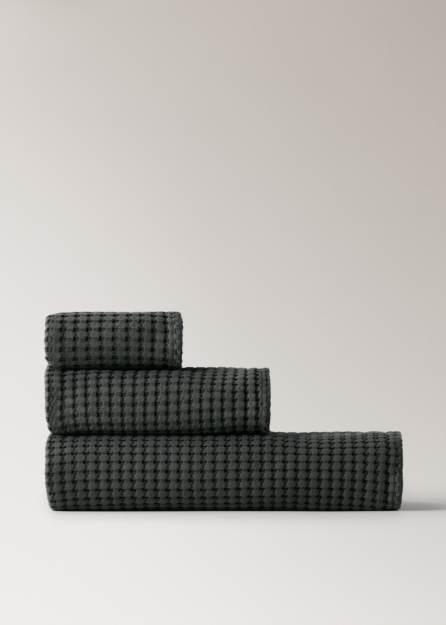 Cotton waffle washbasin towel - Article without model