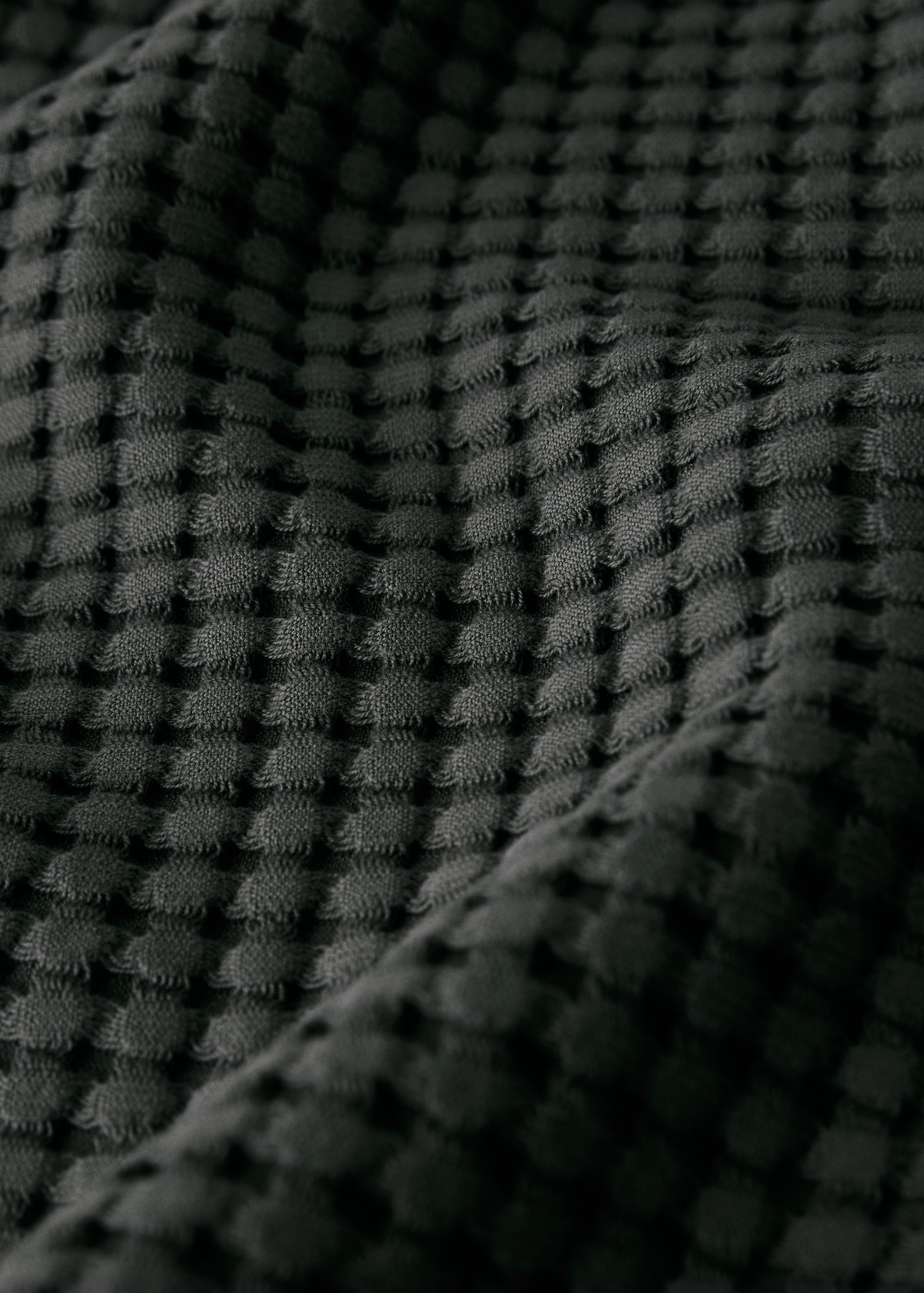 Cotton waffle washbasin towel - Details of the article 1