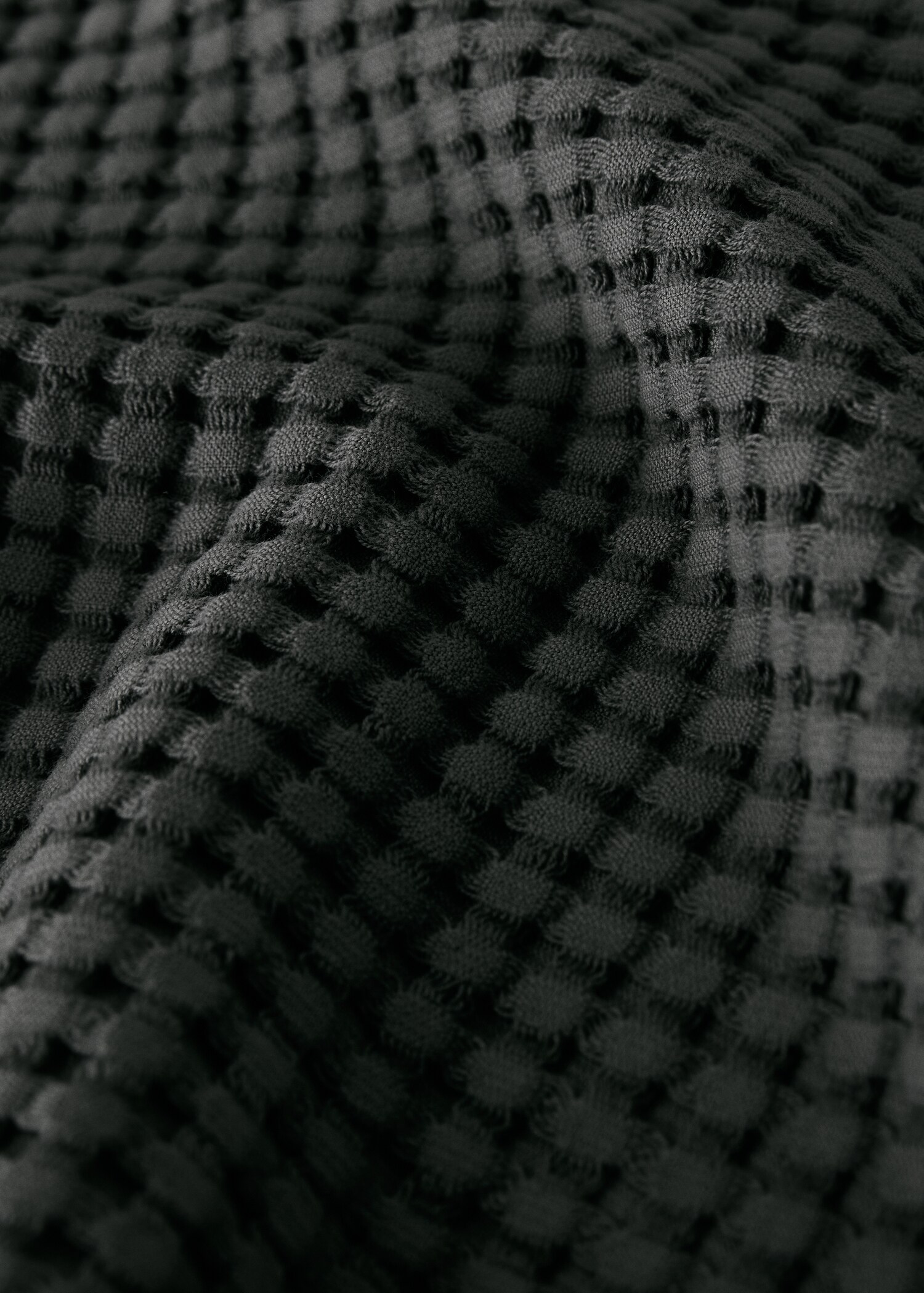 Serviette invité en coton gaufré - Détail de l'article 1