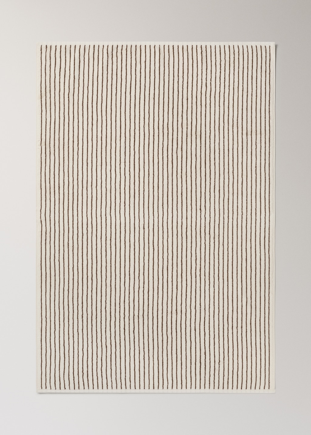 Two-tone striped cotton bath towel