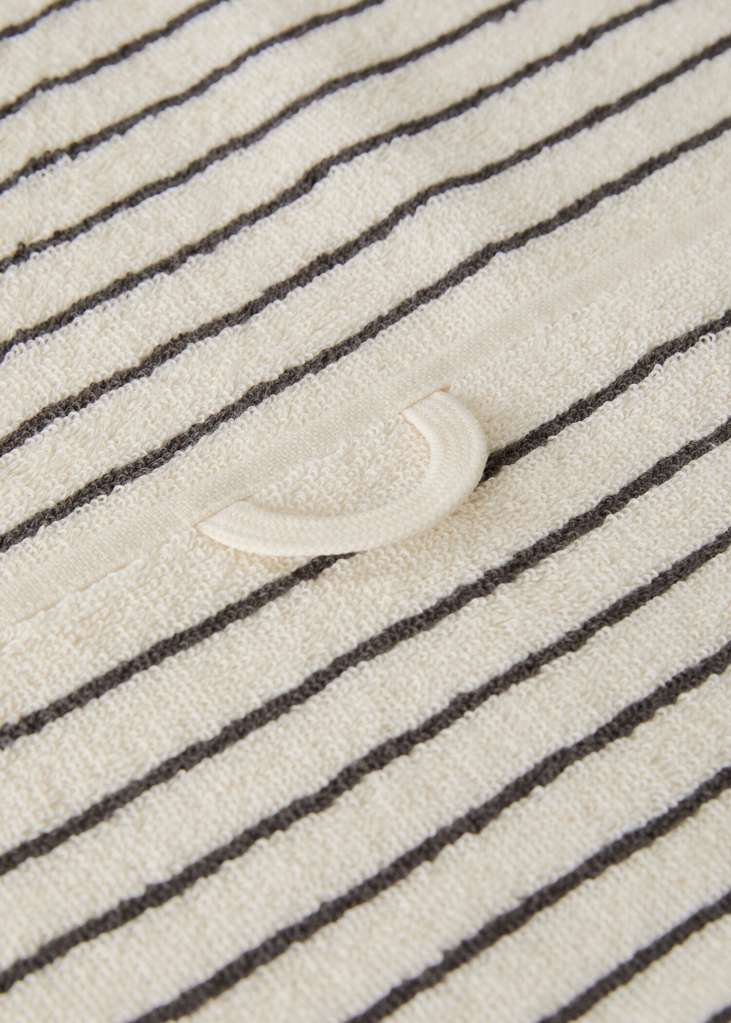 Two-colour stripe cotton bath towel - Details of the article 3