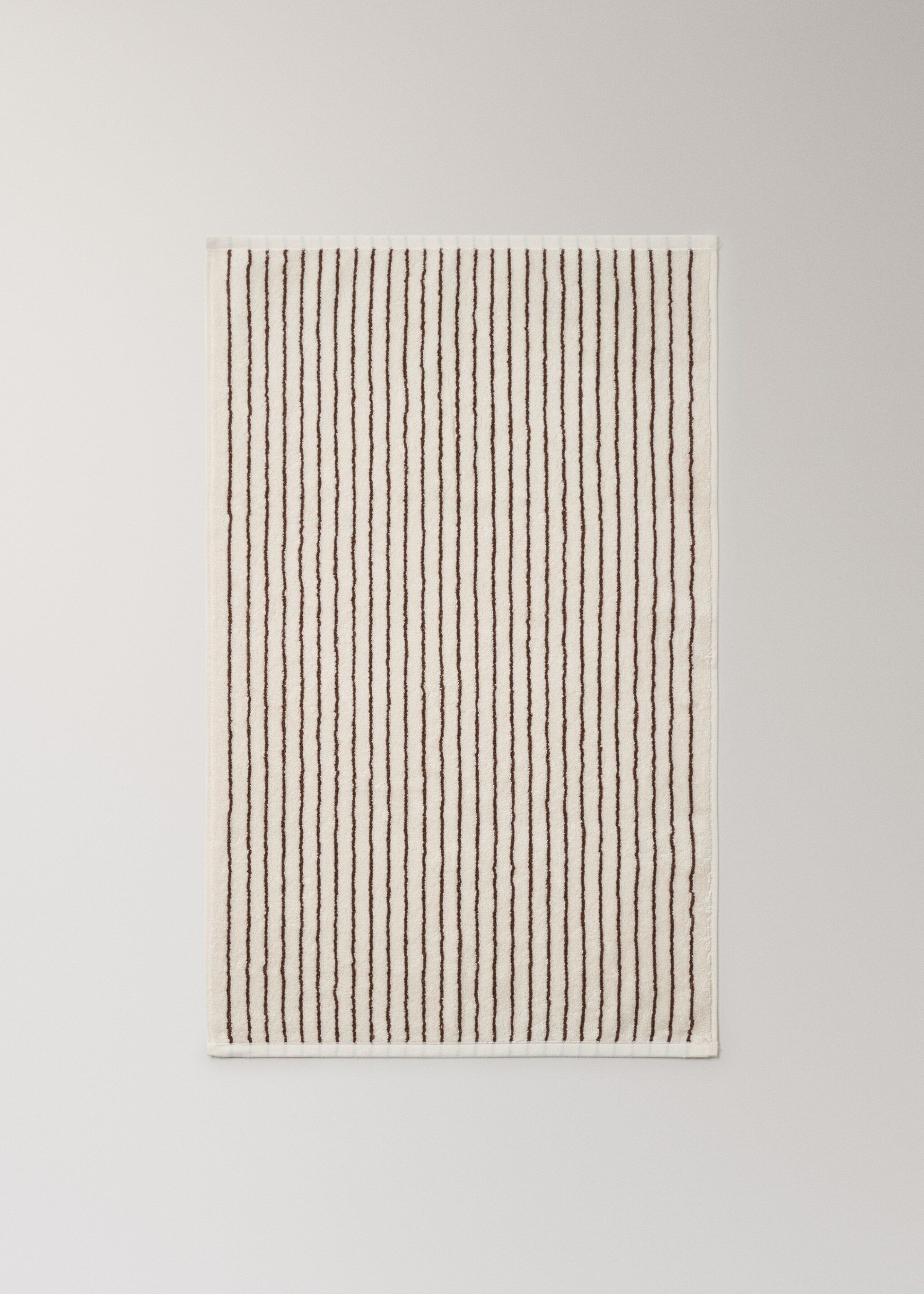 Katoenen wastafelhanddoek met bicolore streep - Detail van het artikel 4