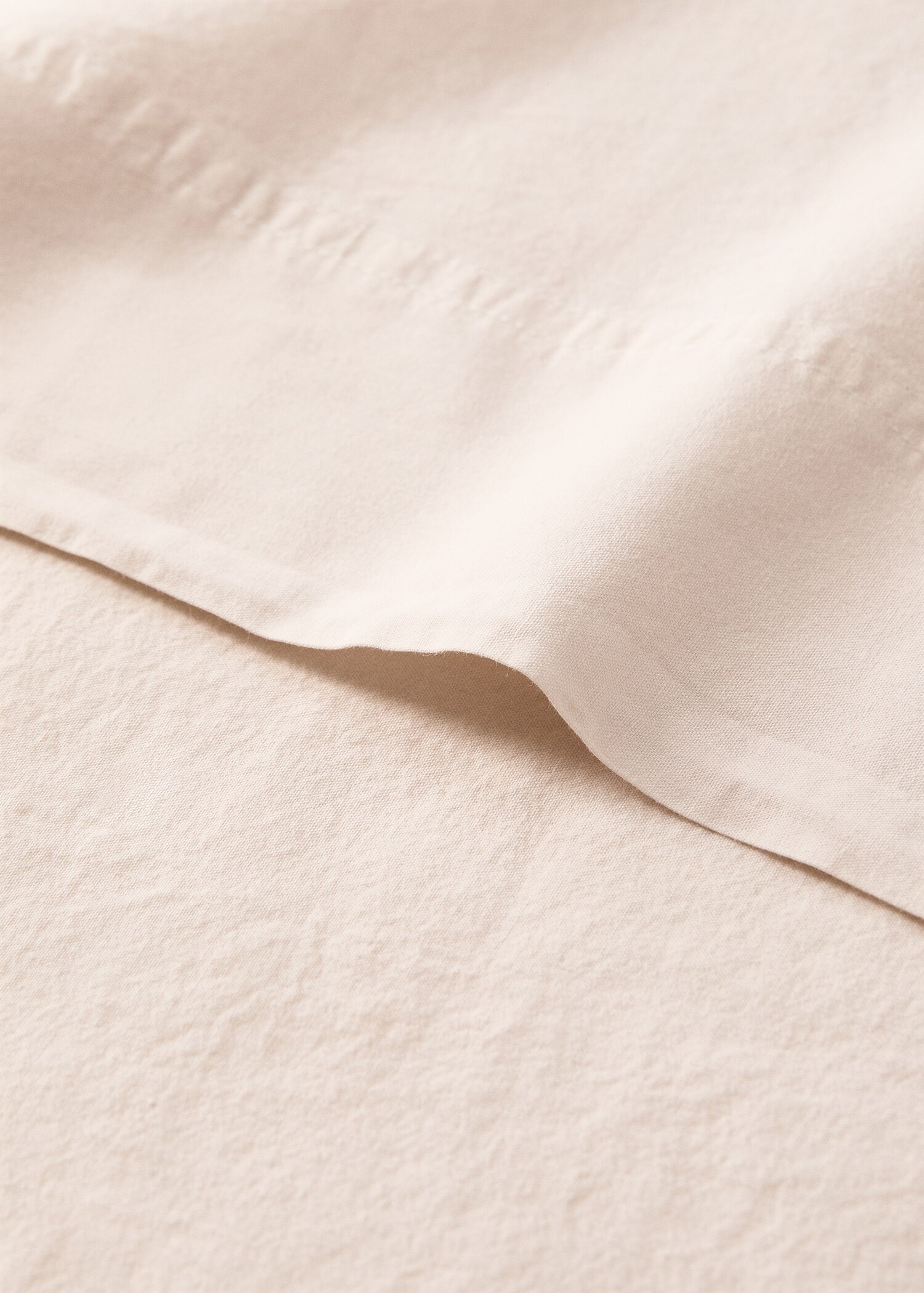 Spannbettlaken für Kinderbett aus gewaschener Baumwolle, doppelter Steppstich, für 90 cm Bett - Detail des Artikels 2