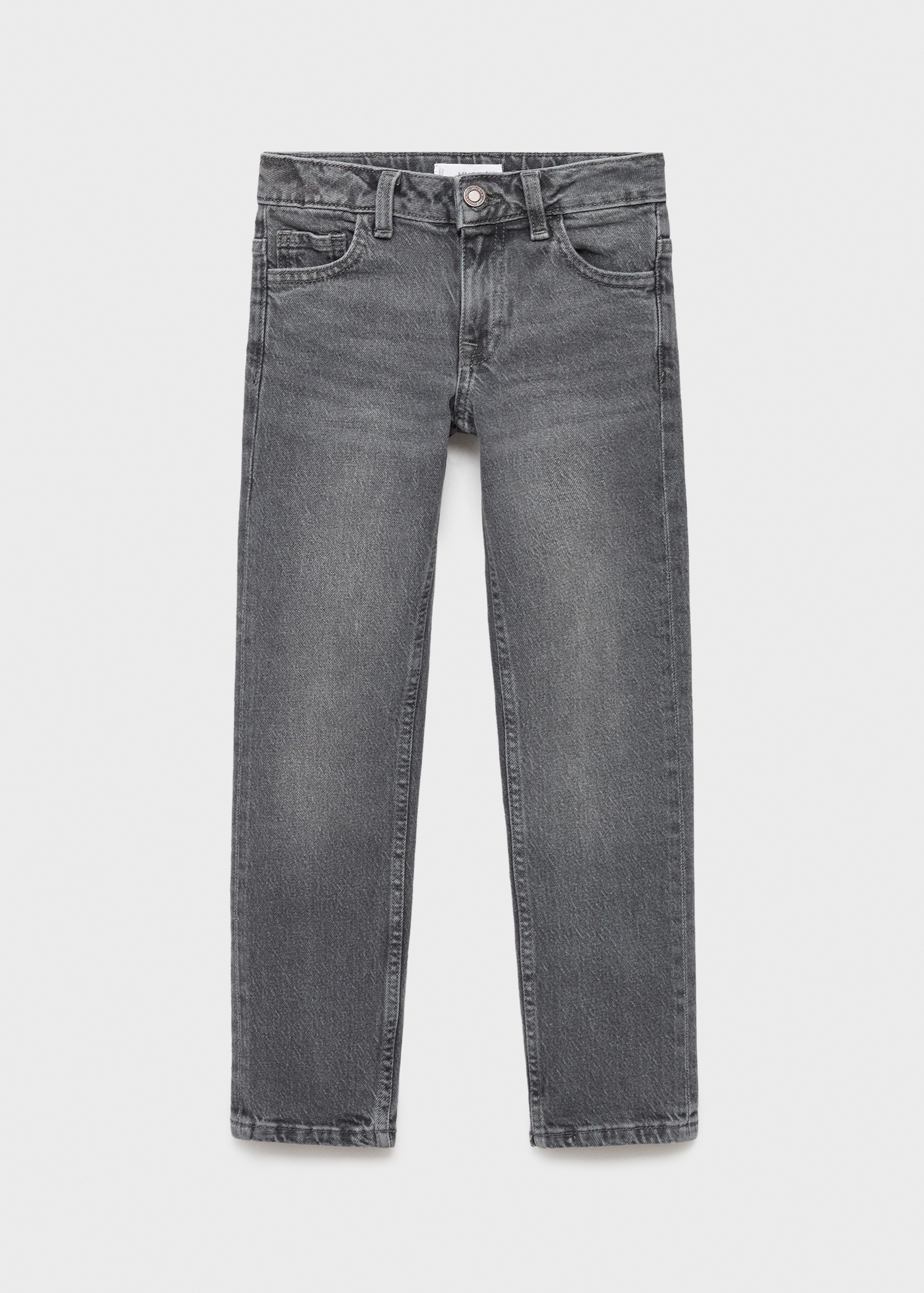 Jeans diritti bordo inferiore con risvolto - Articolo senza modello