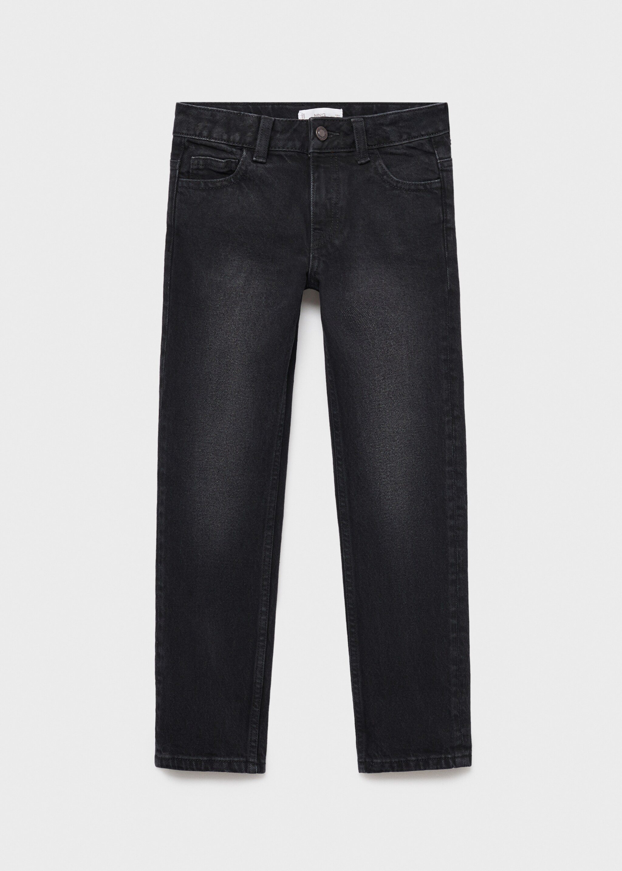 Jeans diritti bordo inferiore con risvolto - Articolo senza modello
