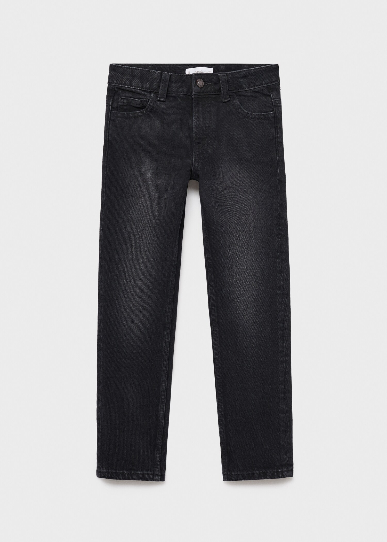 Jeans diritti bordo inferiore con risvolto - Articolo senza modello