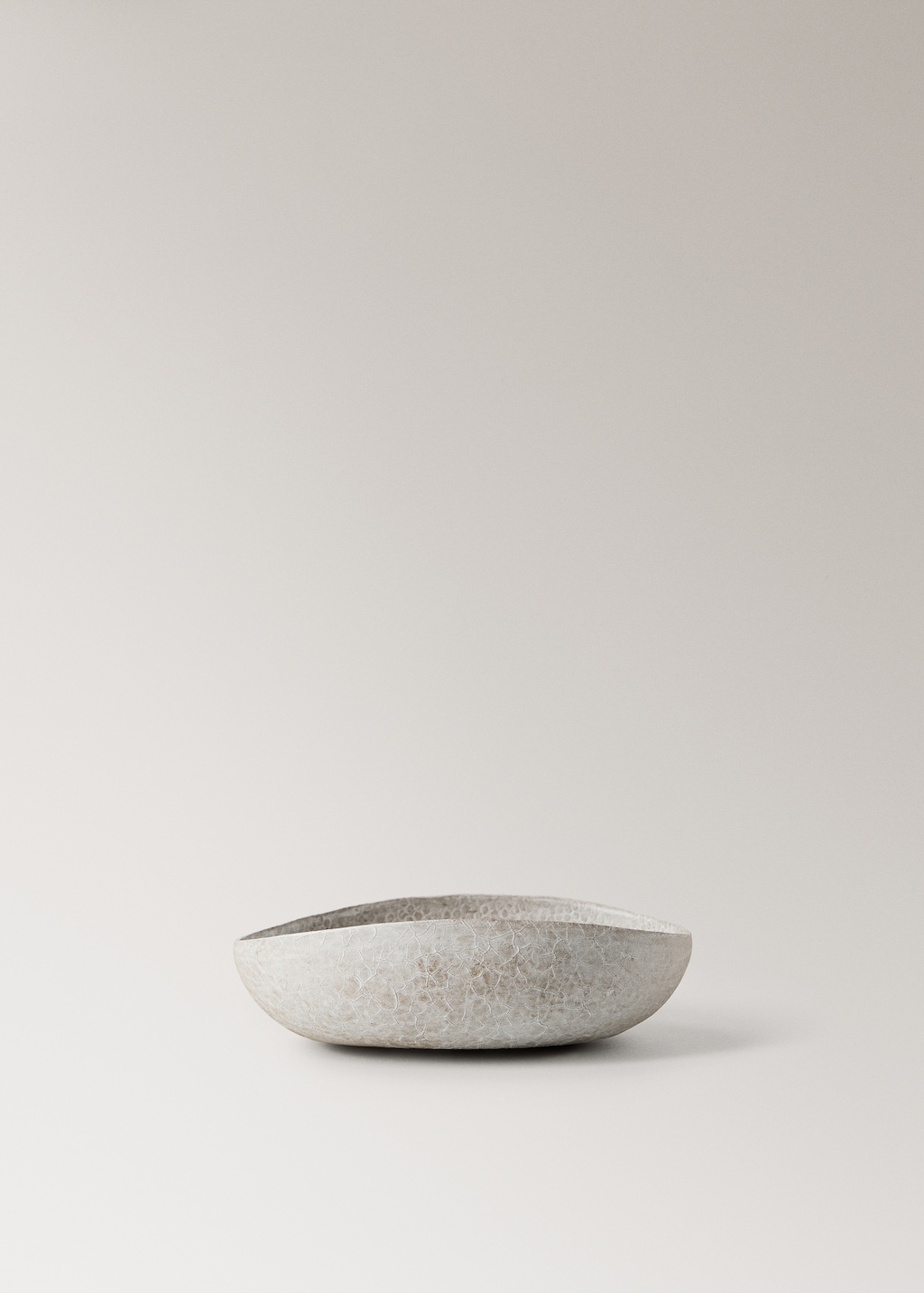 Small textured metal decorative bowl