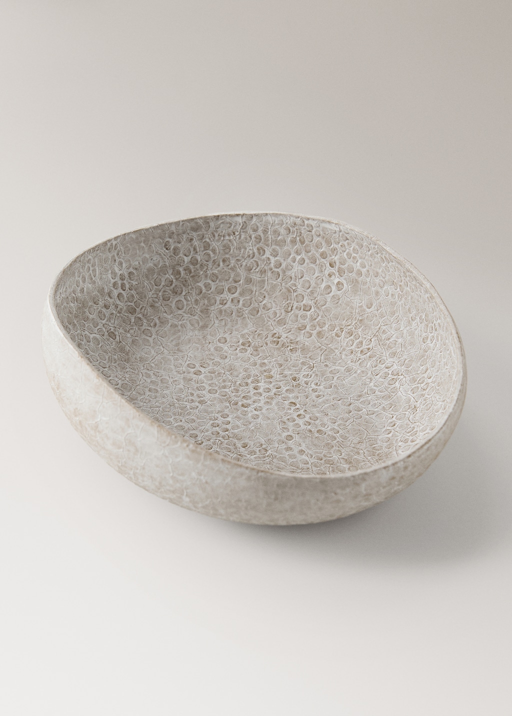 Small textured metal decorative bowl