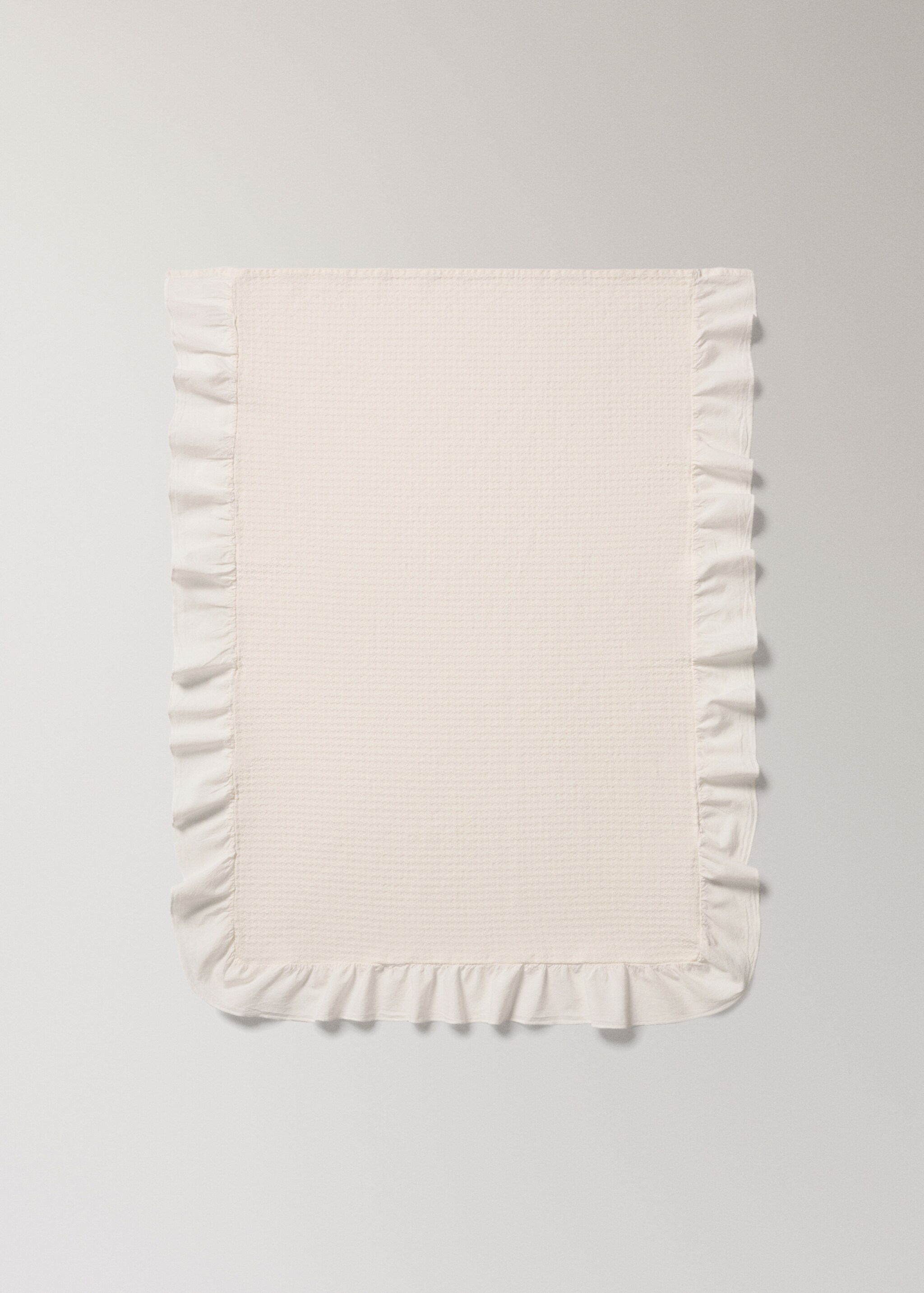 Children's bedspread cotton jacquard flounce Single bed - Details of the article 3
