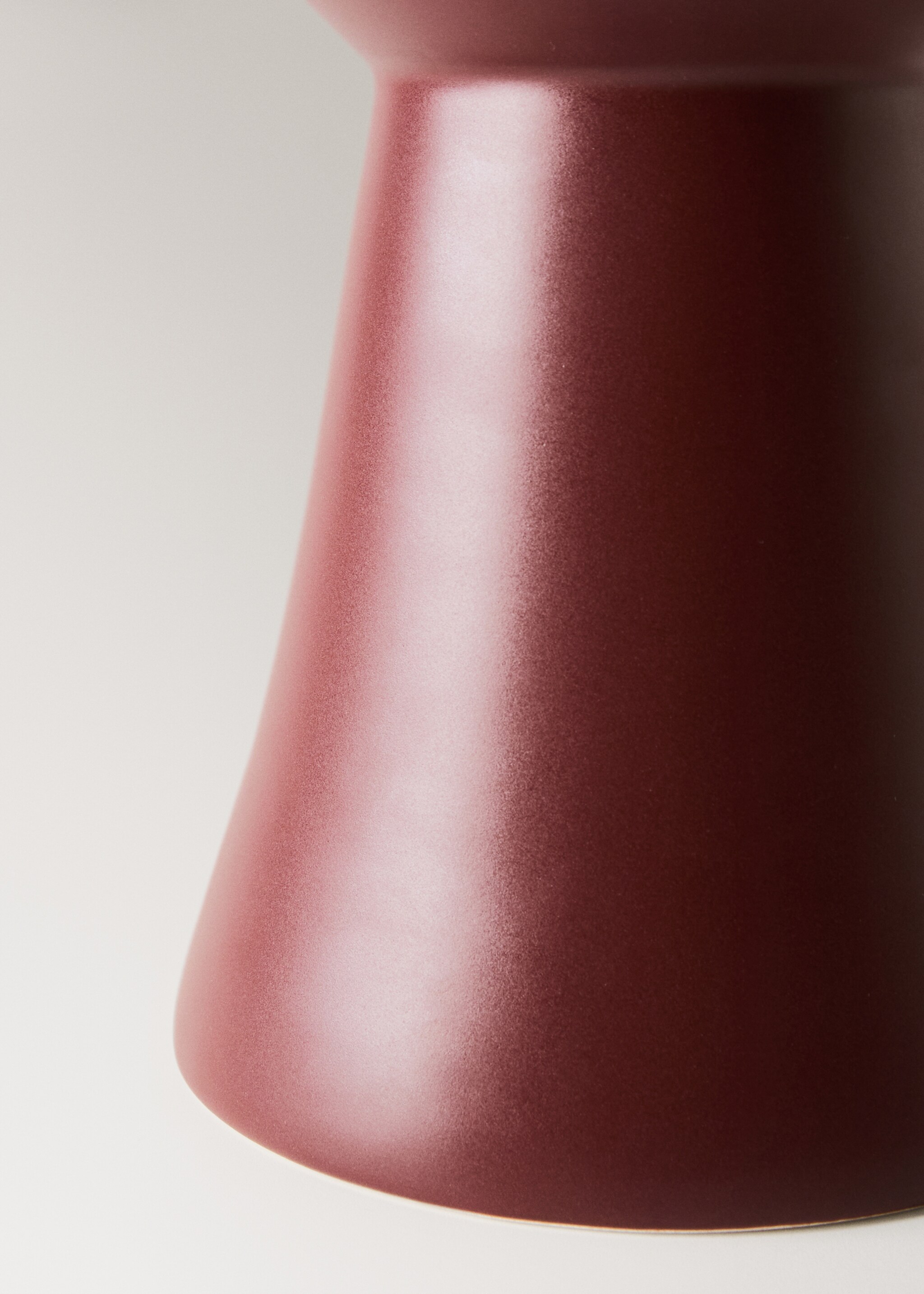 Earthenware vase - Details of the article 2, Cherry. Ref: 17032043-00.
