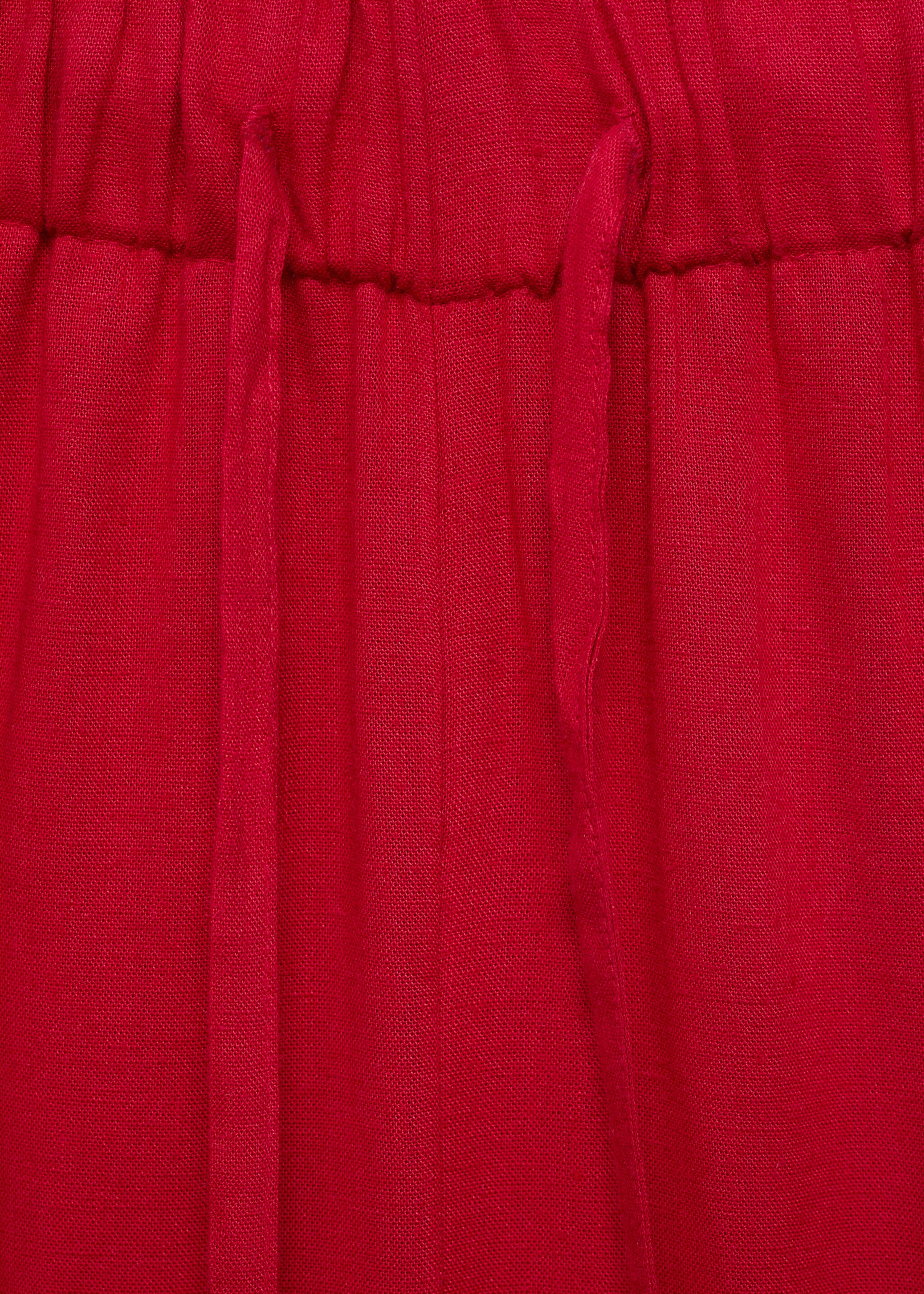 Linen trousers with elastic waistband - Details of the article 0