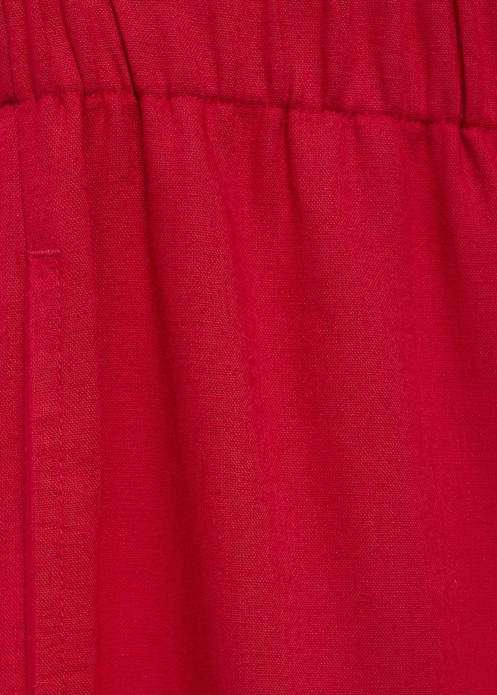 Linen pants with elastic waistband