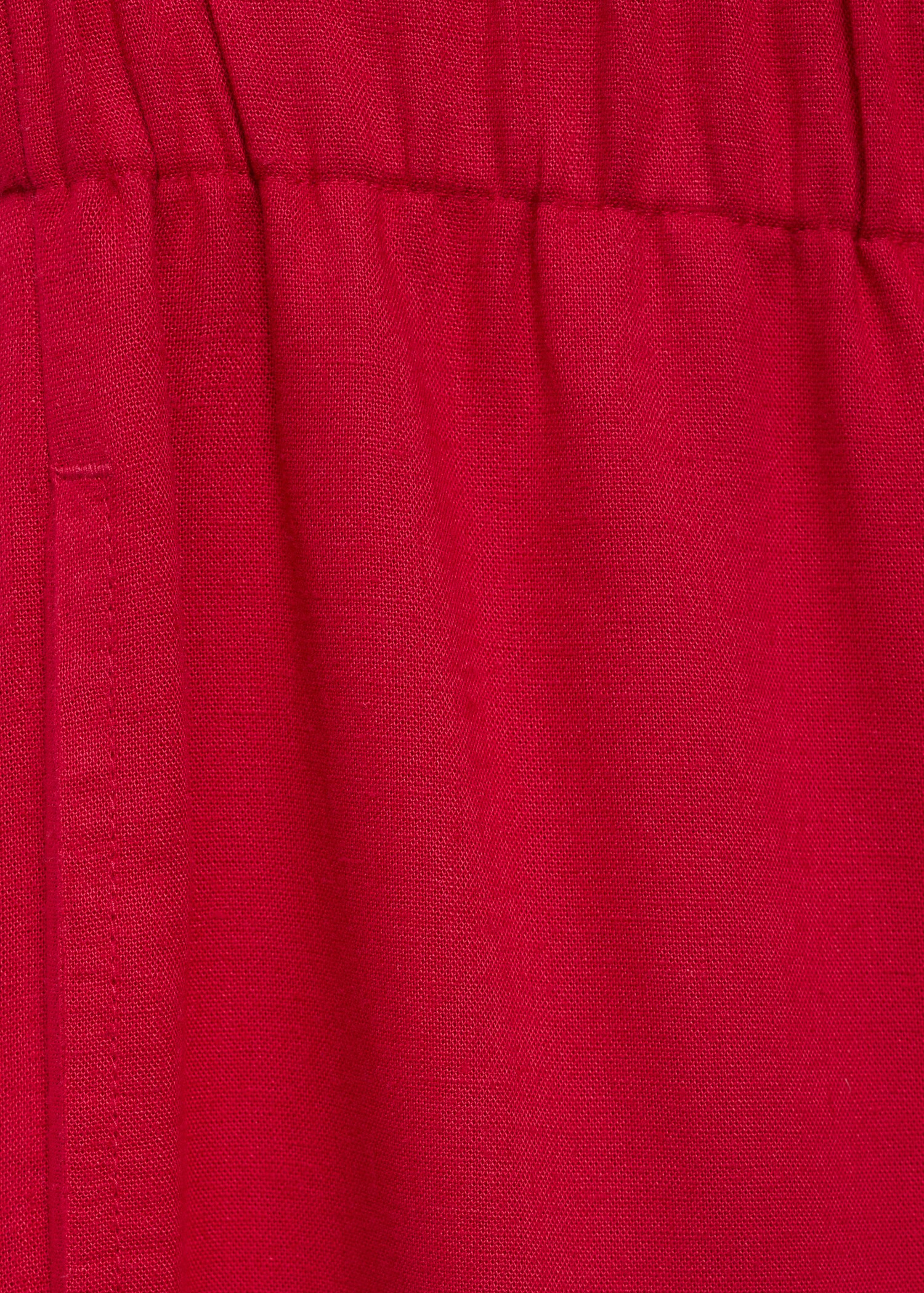 Linen trousers with elastic waistband - Details of the article 8