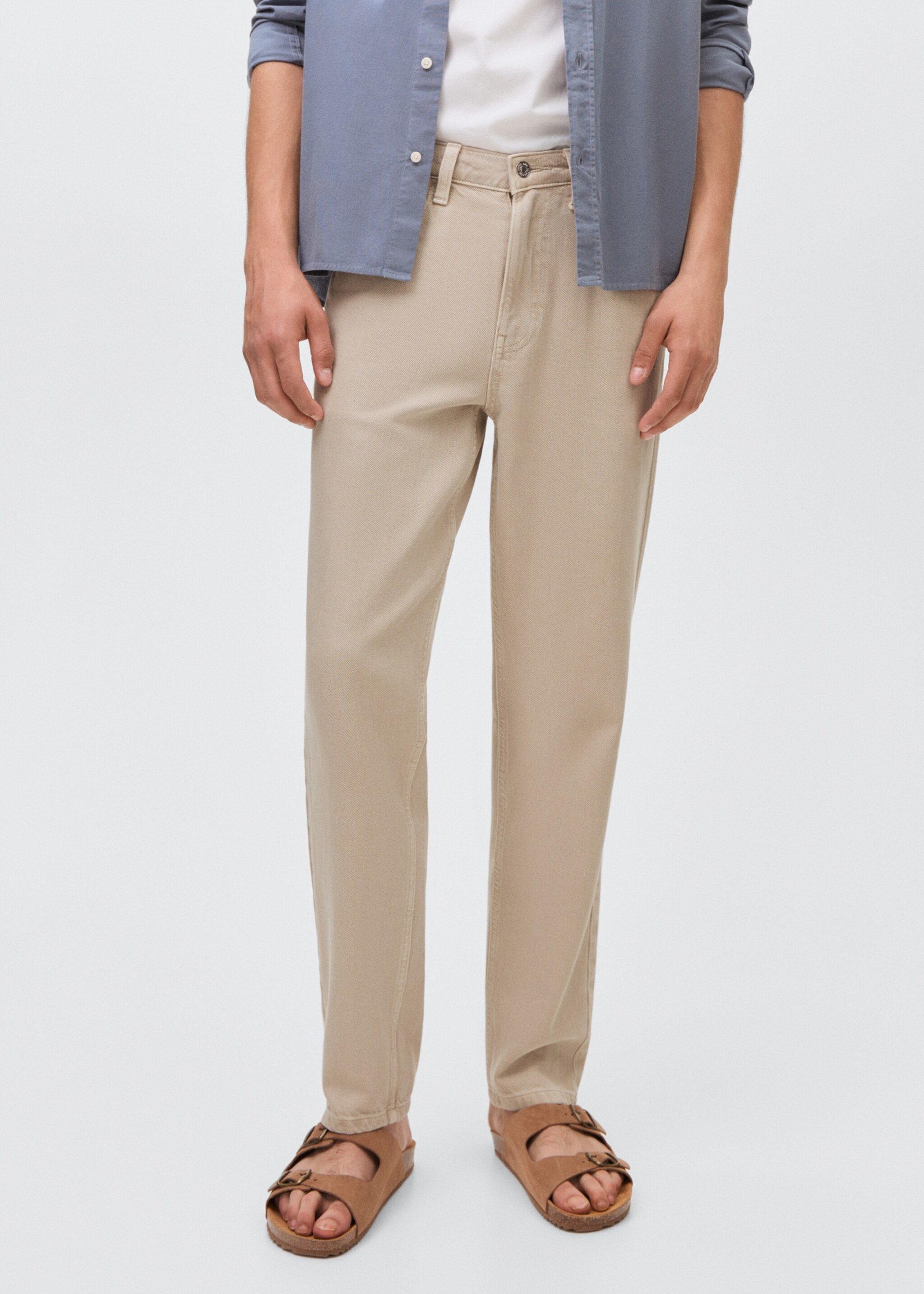 Regular Fit-Jeans - Mittlere Ansicht