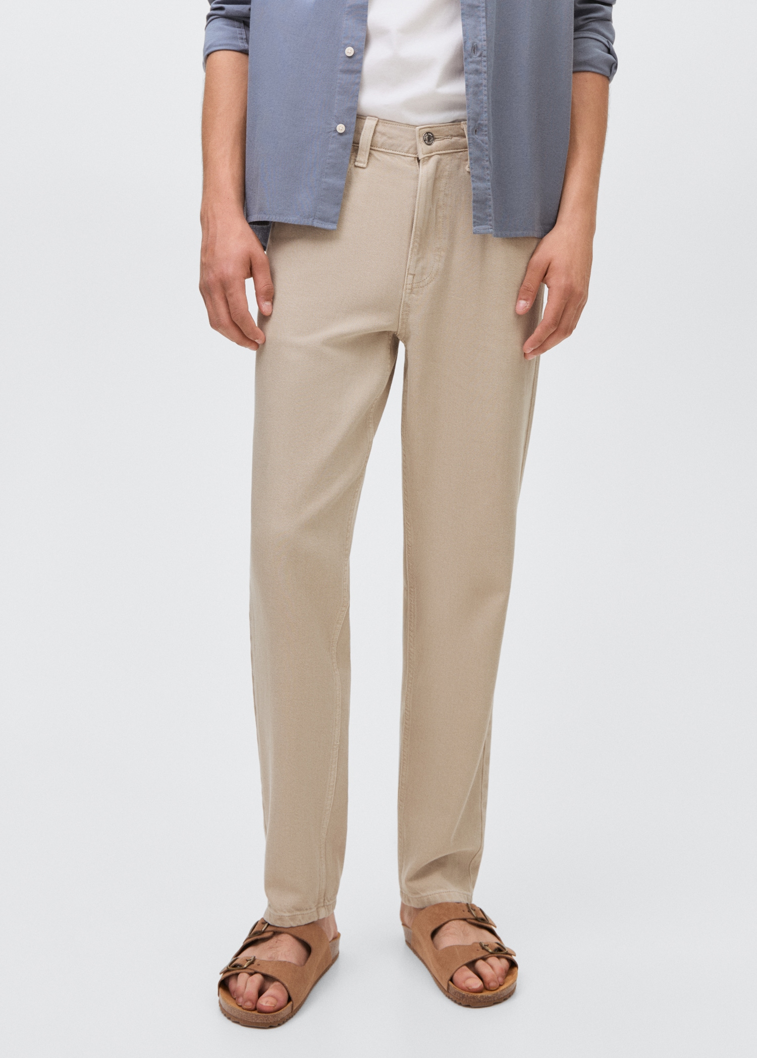 Regular Fit-Jeans - Mittlere Ansicht