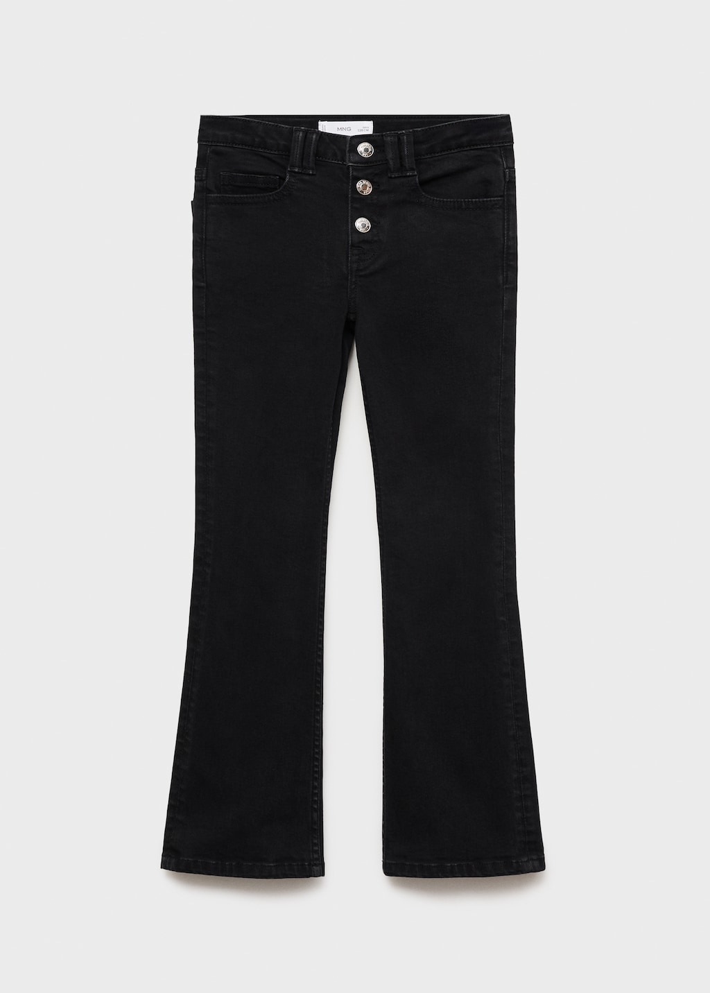 Buttons flare jeans