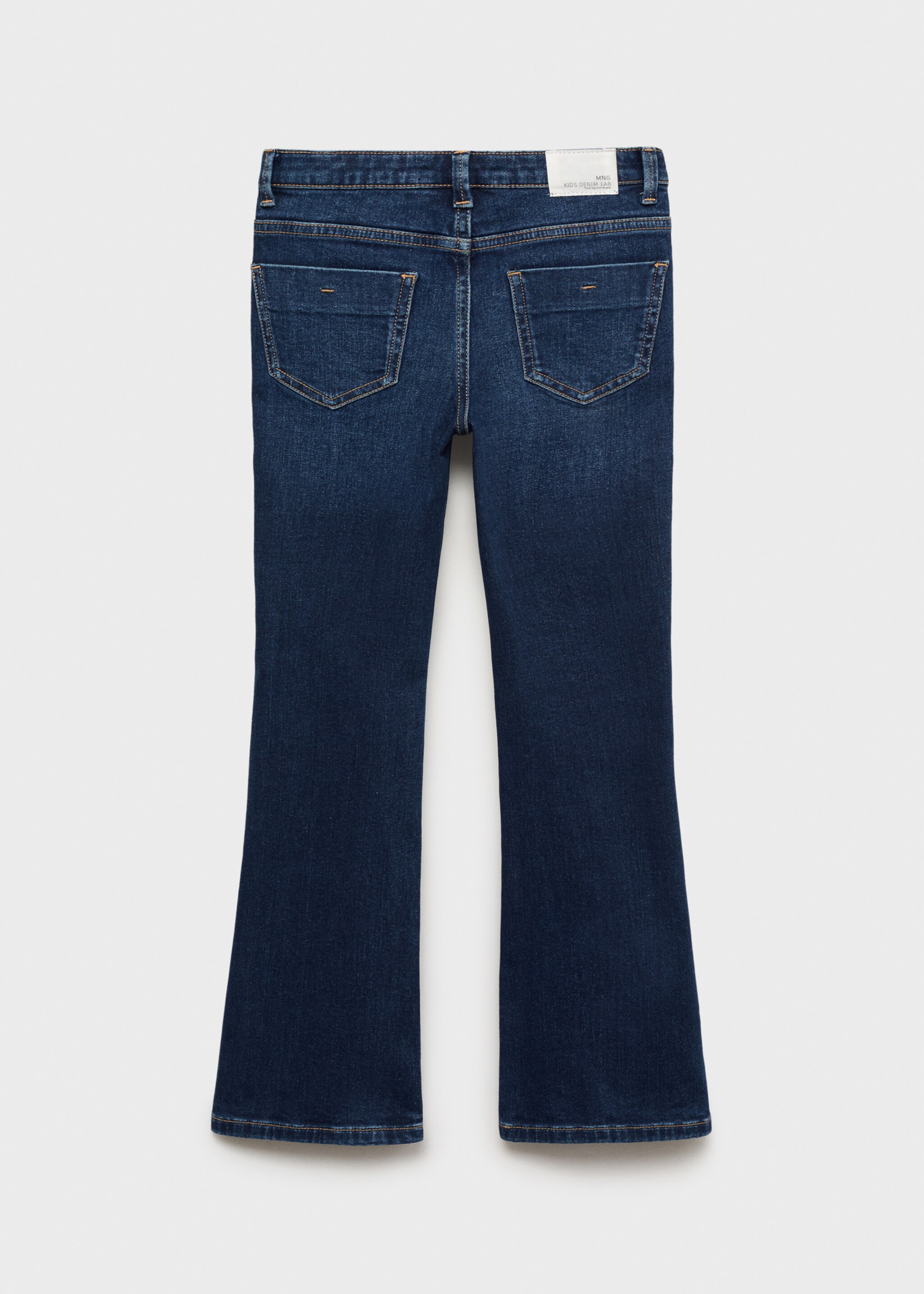 Buttons flare jeans - Reverse of the article